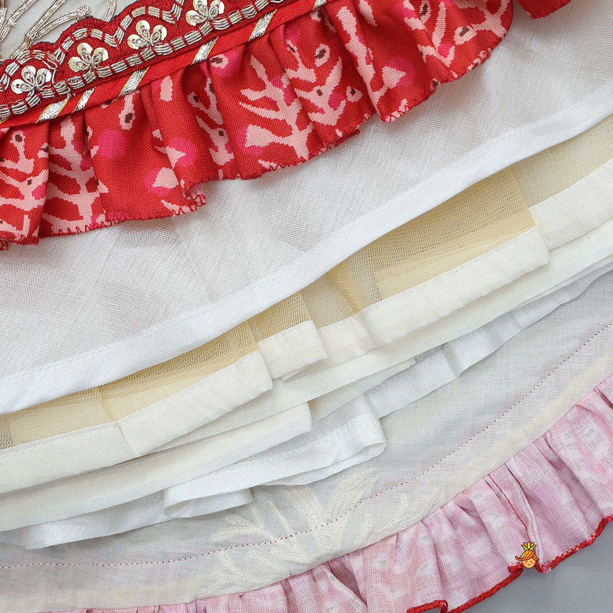 Pre Order: Elegant Drape Crop Top And Lehenga