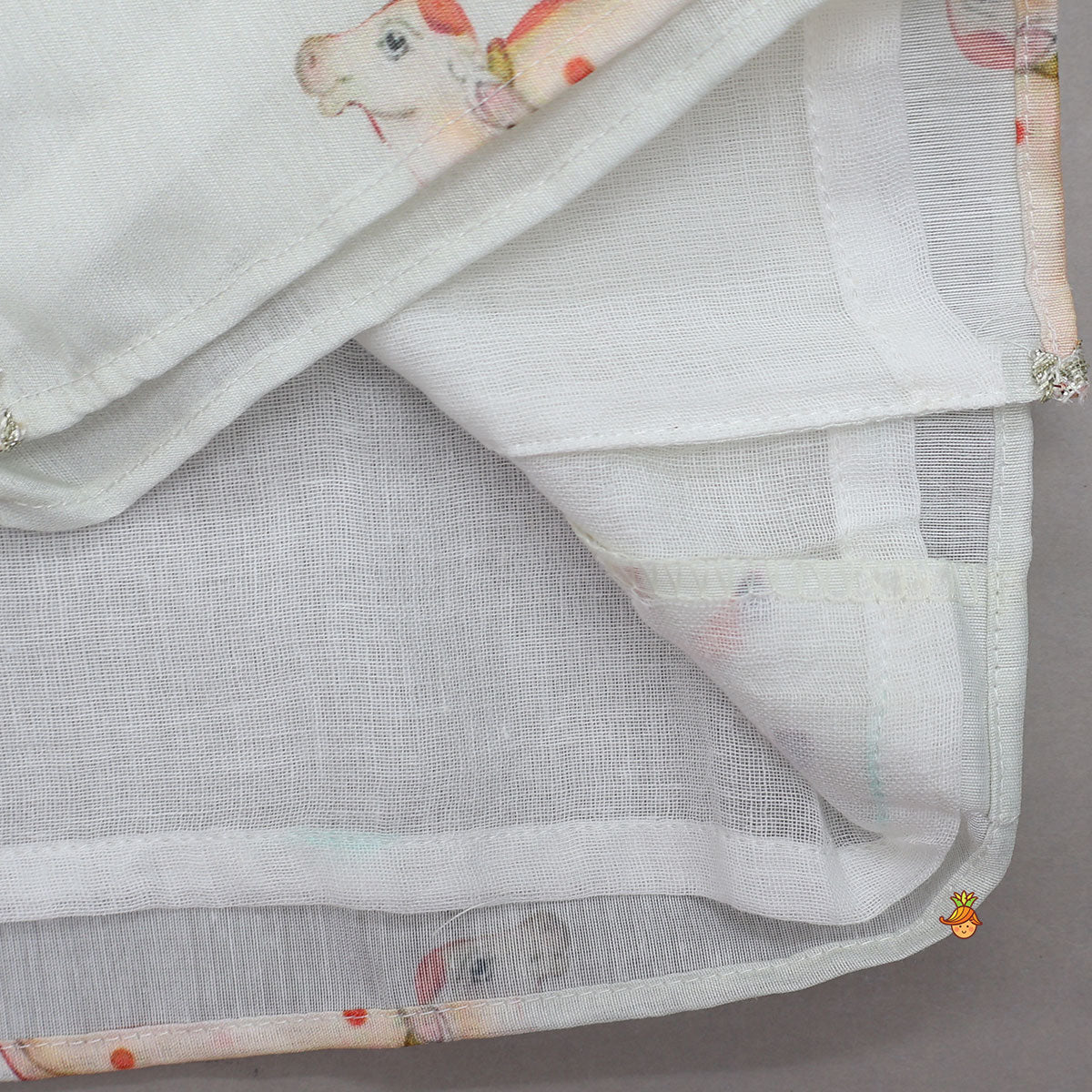Pre Order: Mirror Embellished Angarkha Style Kurta With Dhoti