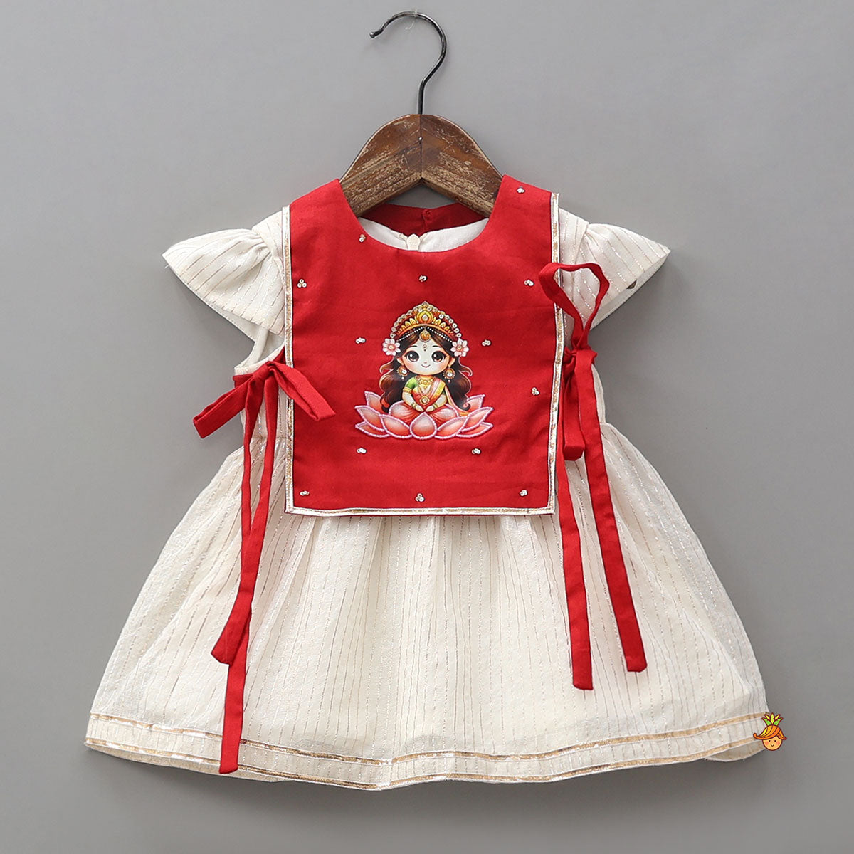 Pre Order: Traditional Overlay Kurti With Headband