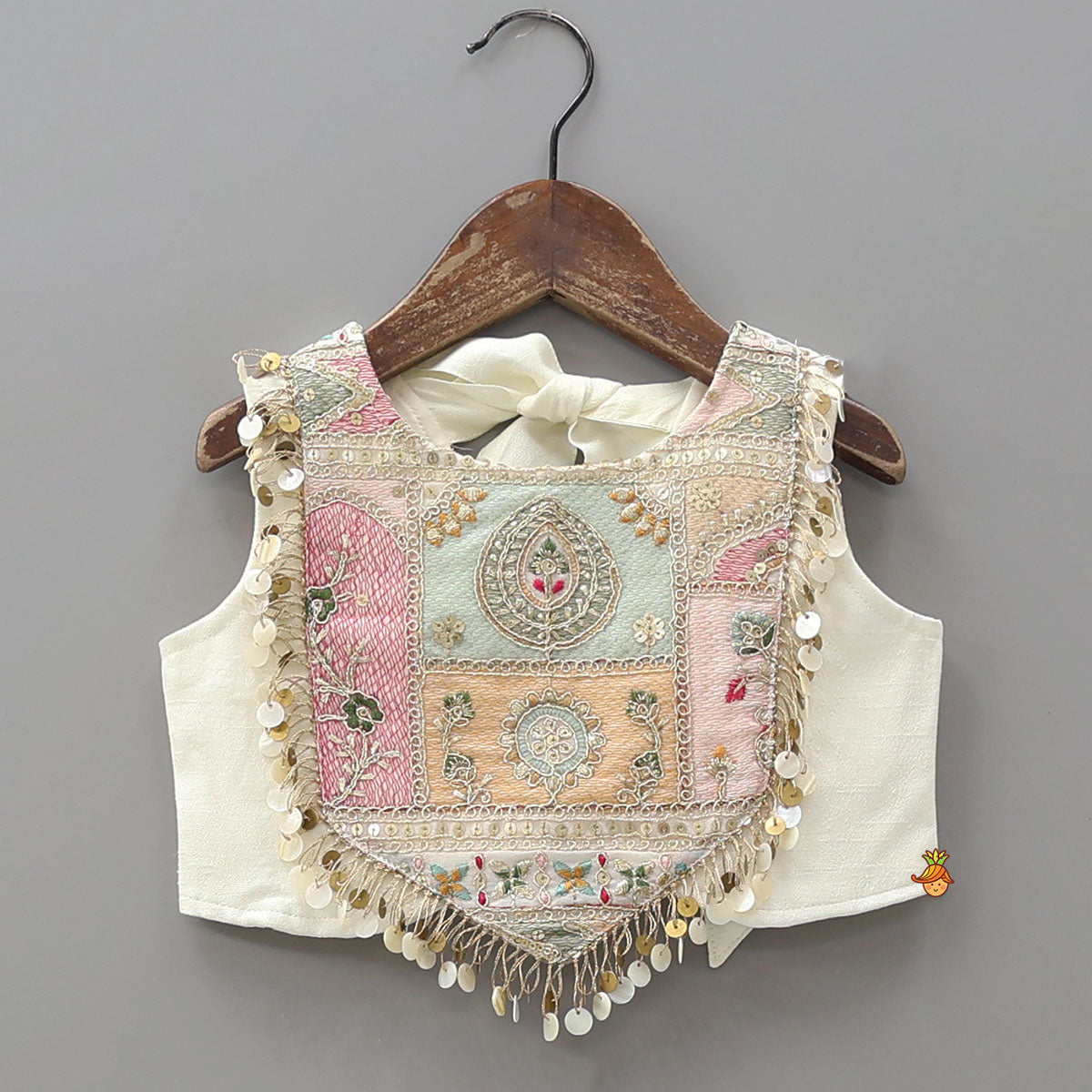 Pre Order: Crop Top With Heavy Embroidered Lehenga