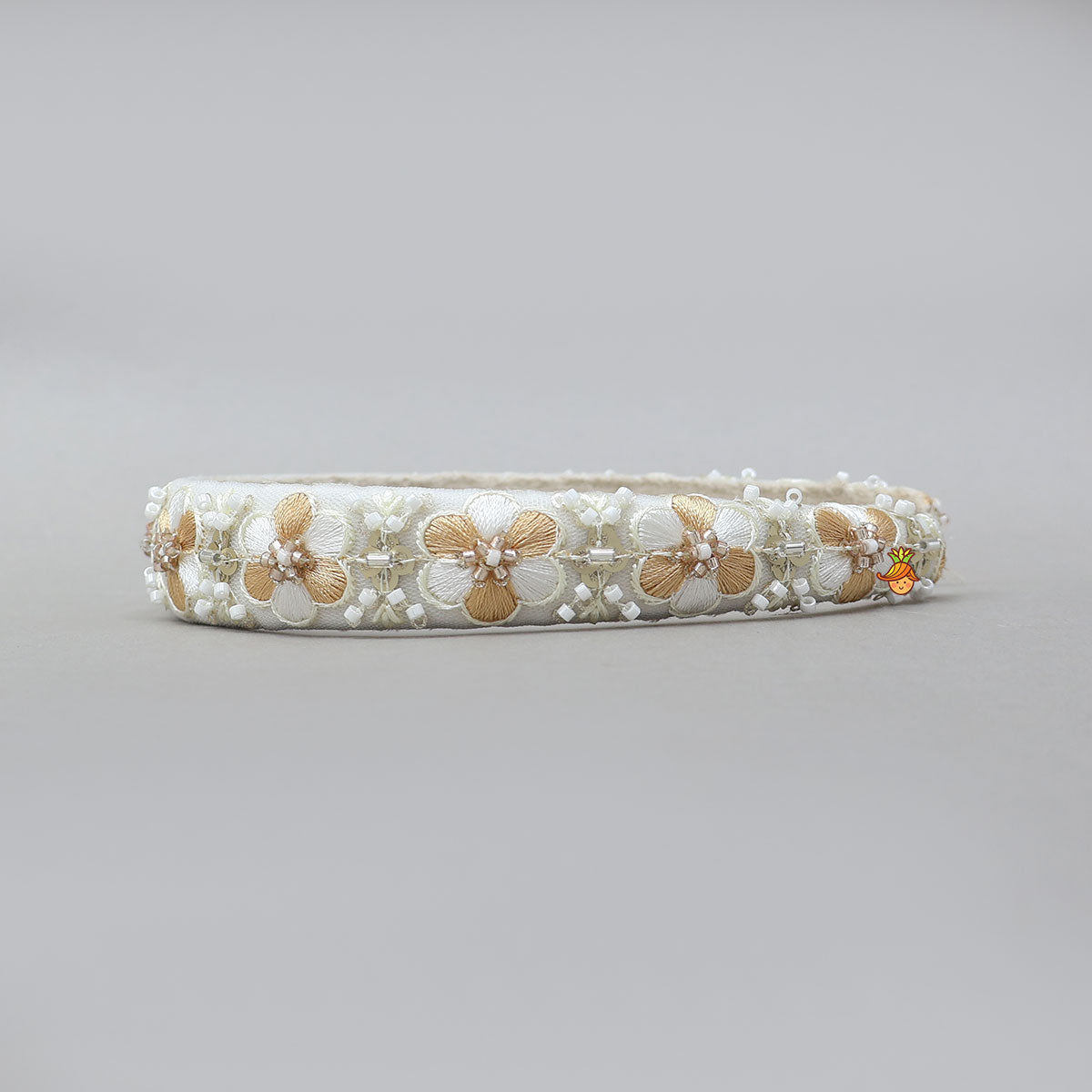 Floral Embroidered Hair Band