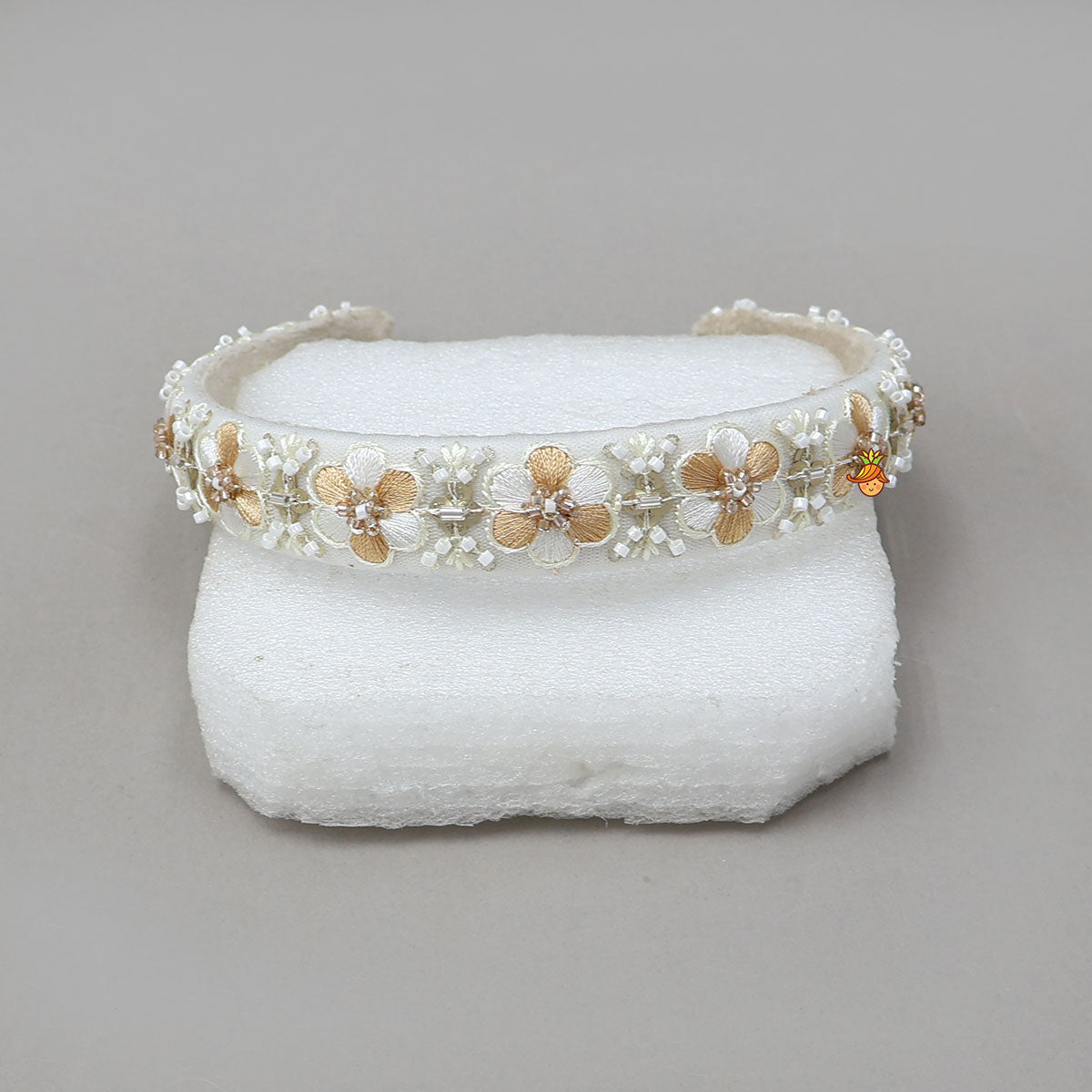 Floral Embroidered Hair Band