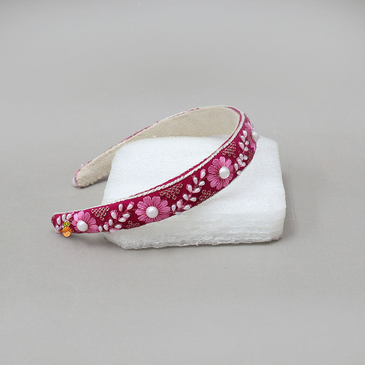 Decorative Thread Embroidered Hair Band