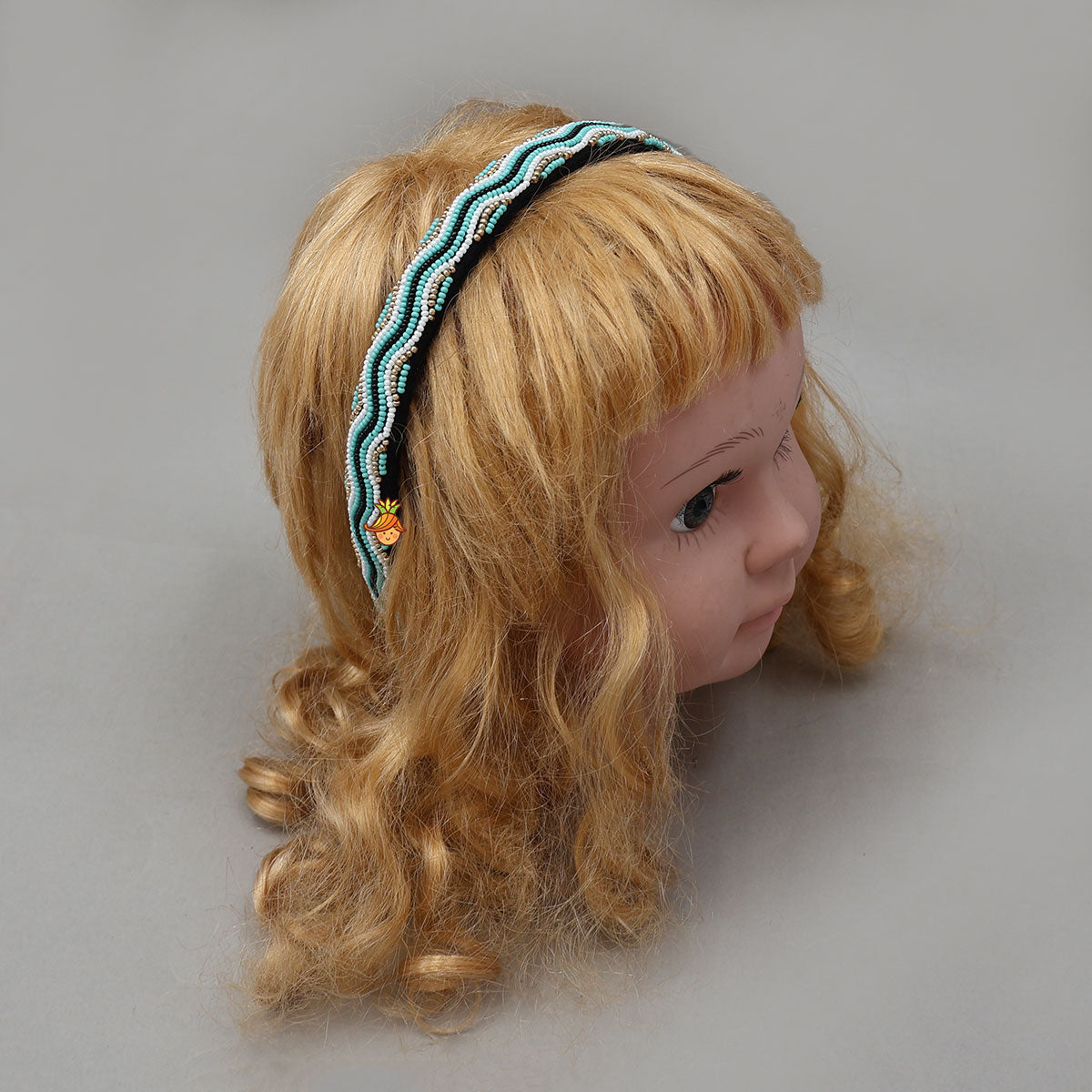 Elegant Wave Beaded Hair Band