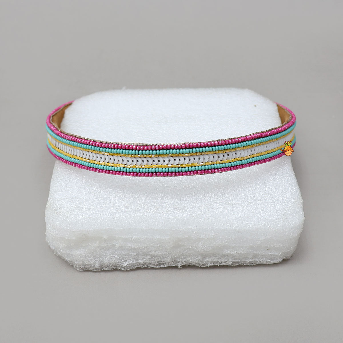 Hand-Embroidered Colourful Hair Band