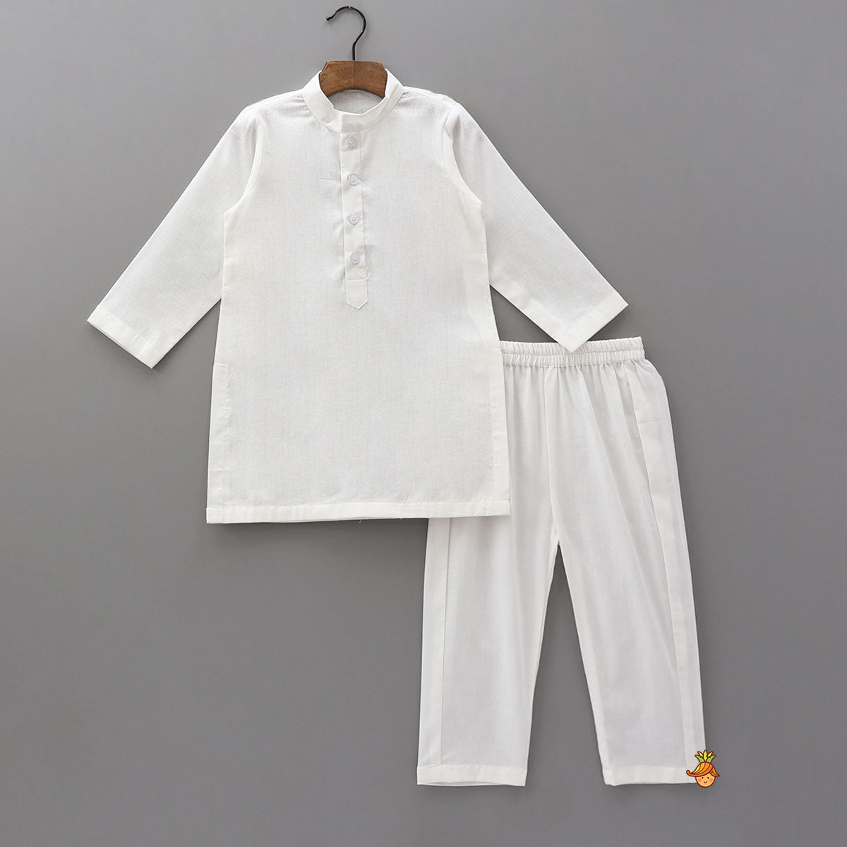 Pre Order: Kurta With Asymmetric Jacket And Pyjama