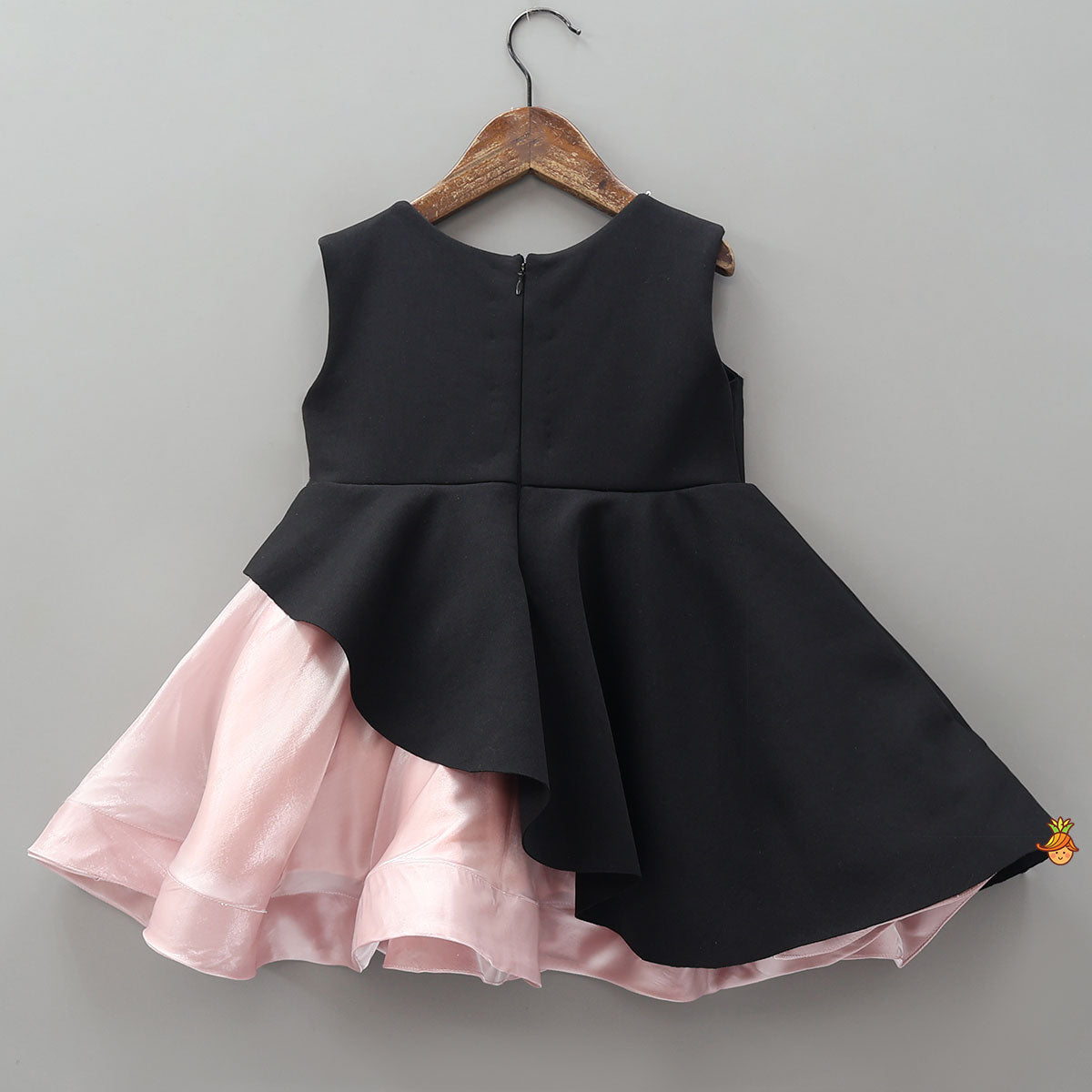 Dual Tone Floral Dress