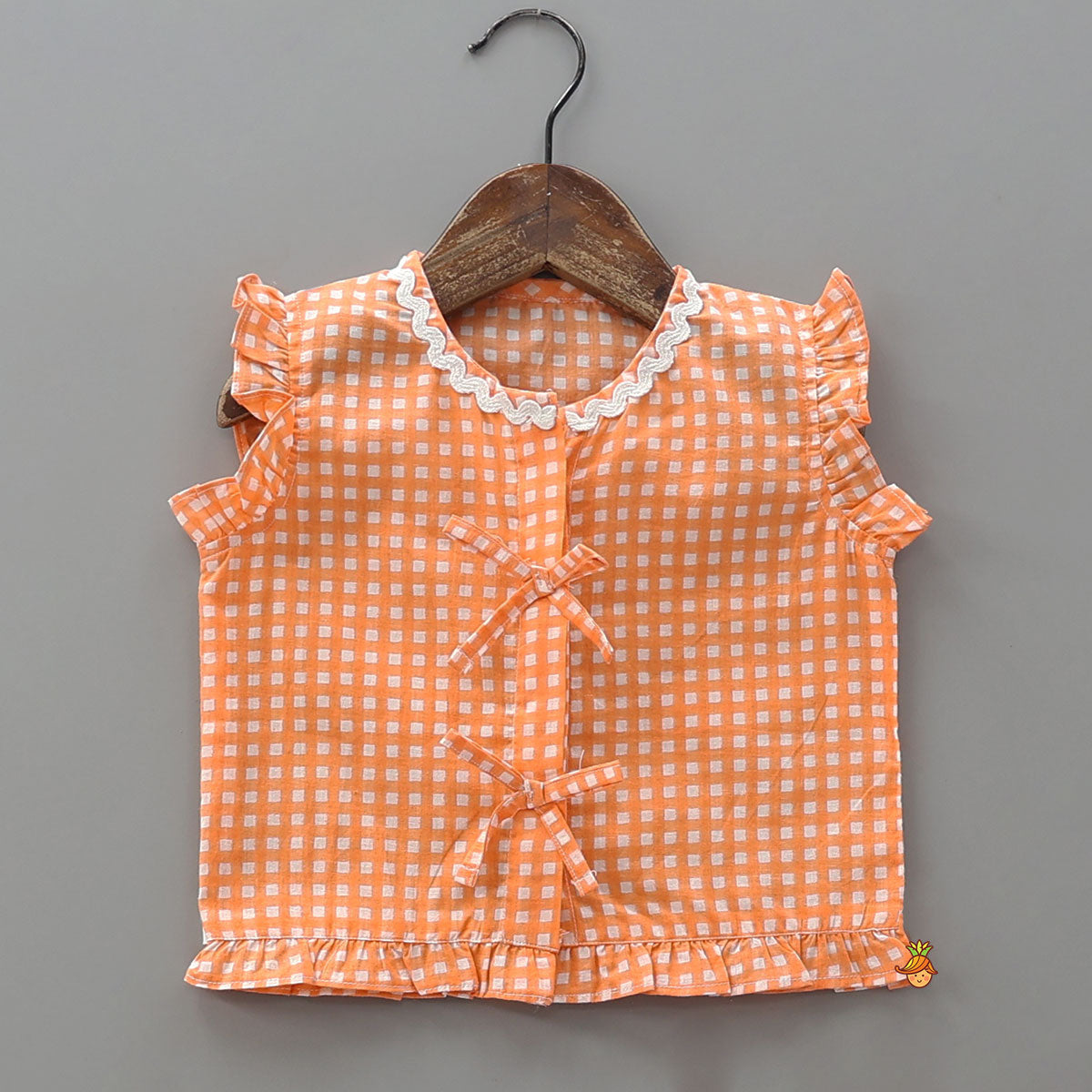 Pre Order: Check Printed Cotton Sleepwear