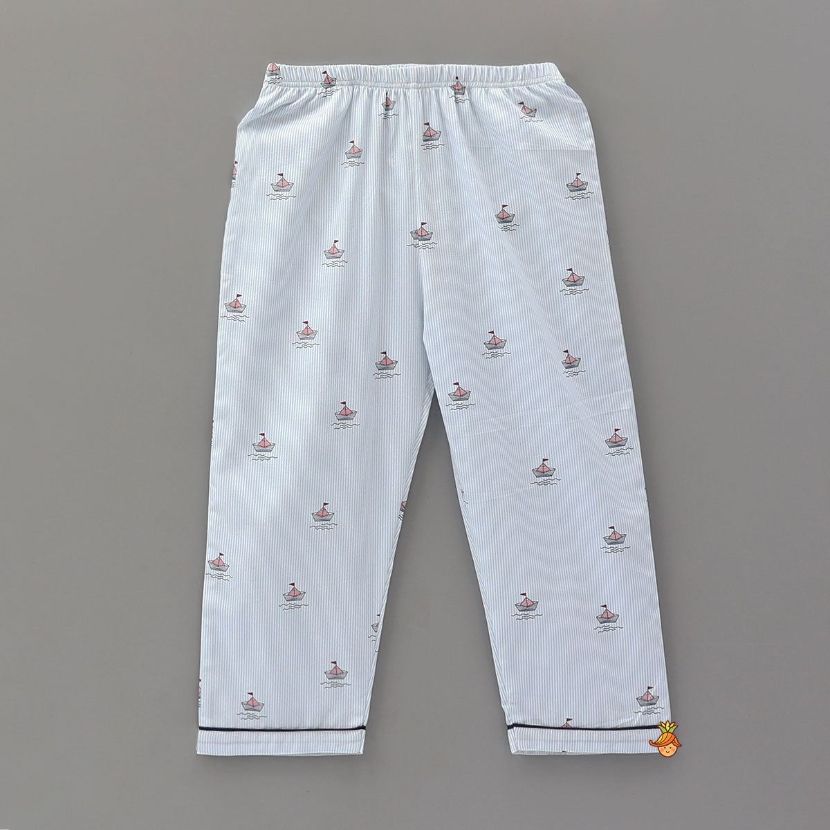 Pre Order: Striped Boat Print Sleepwear