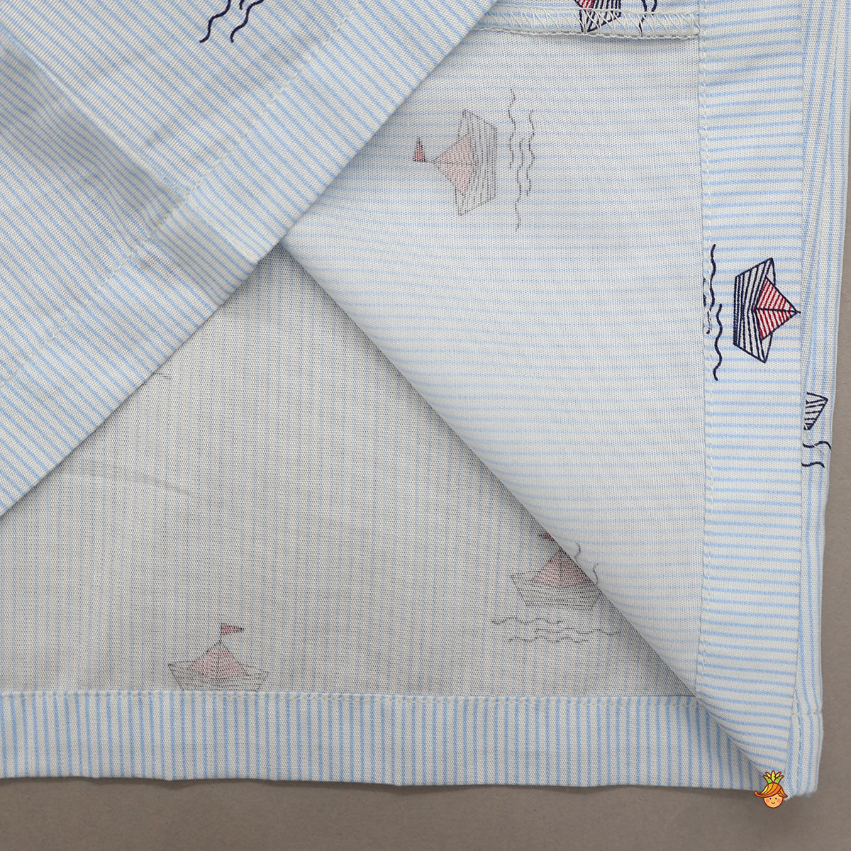 Pre Order: Striped Boat Print Sleepwear