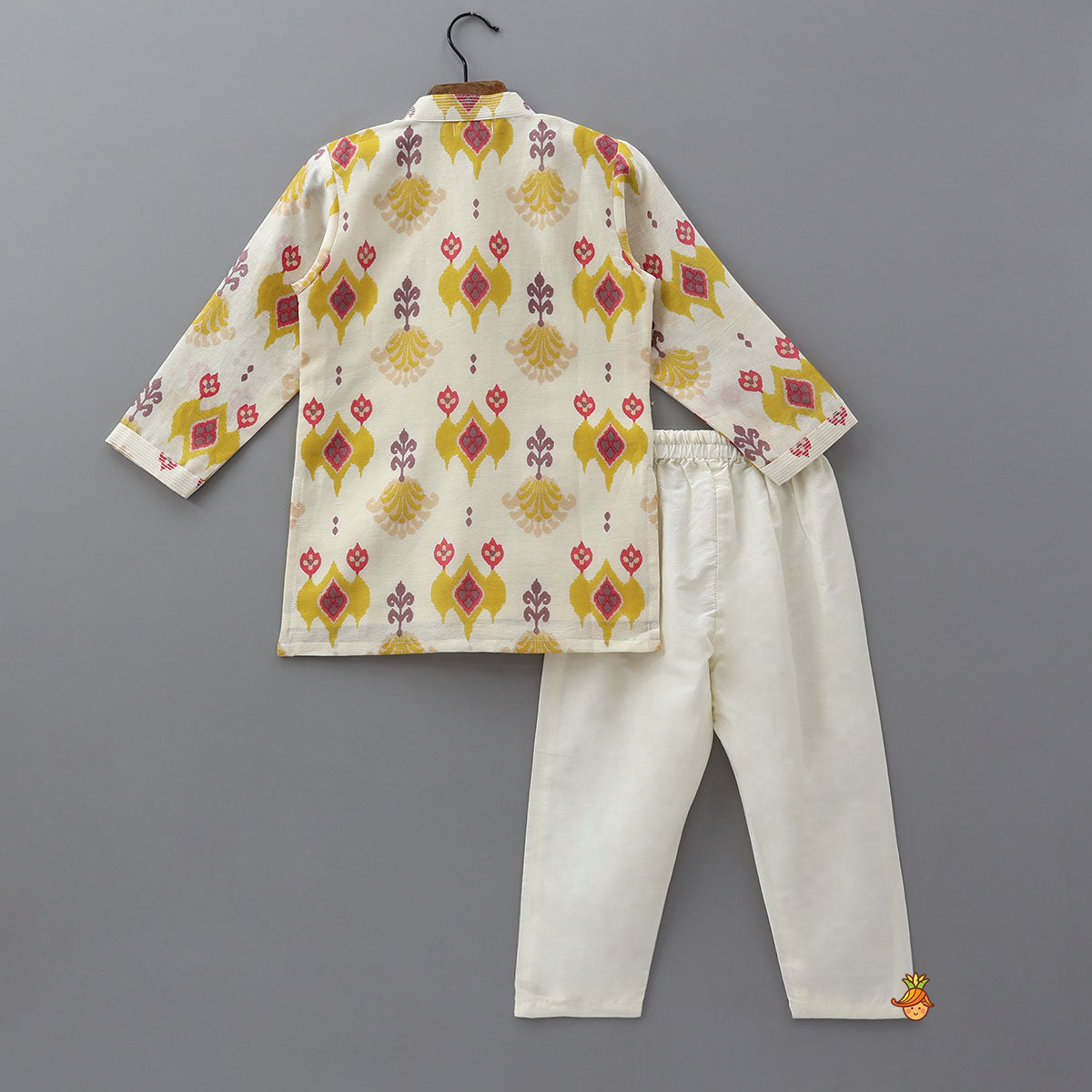 Pre Order: Festive Ikat Inspired Kurta And Pyjama