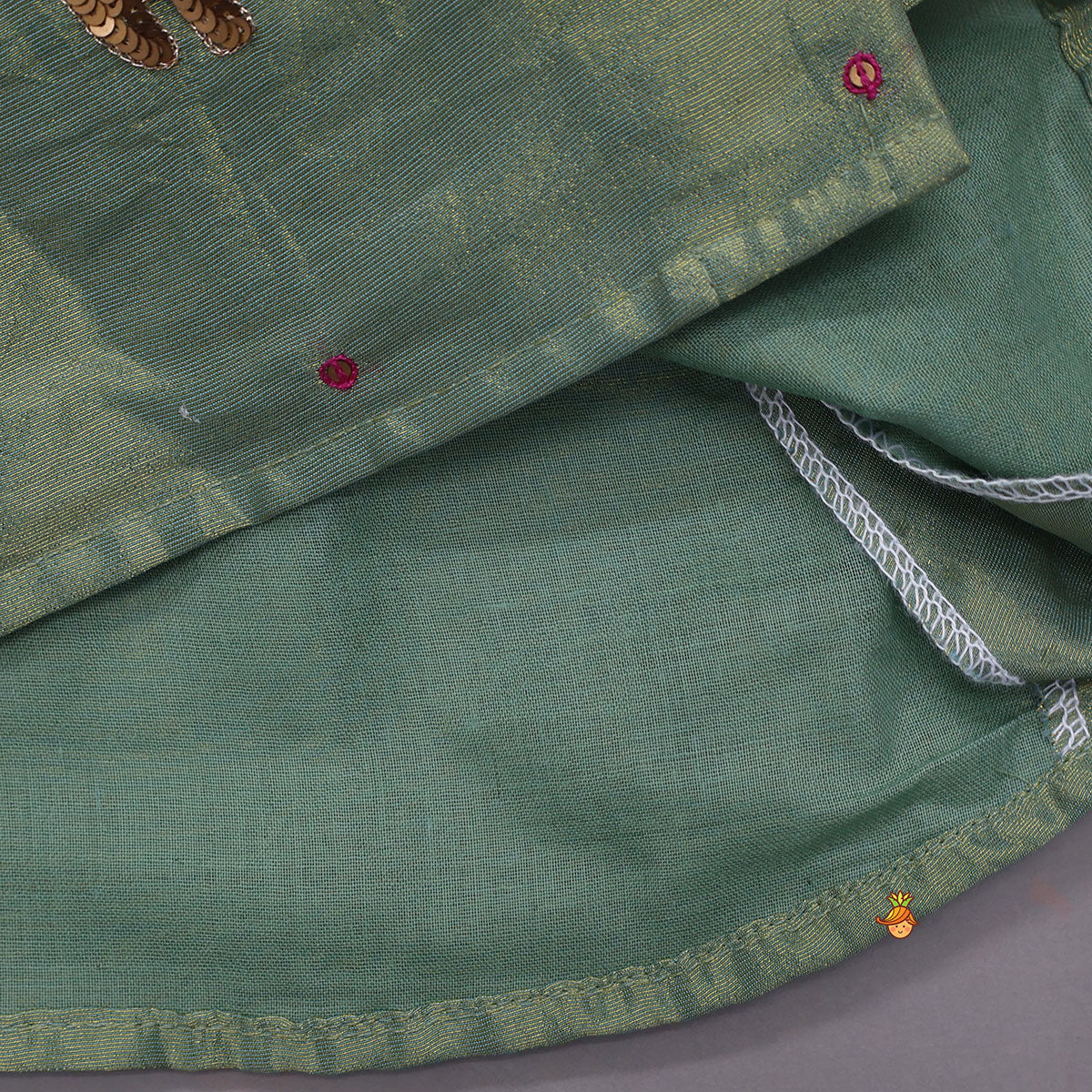 Pre Order: Embroidered Blazer Style Top With Flared Palazzo