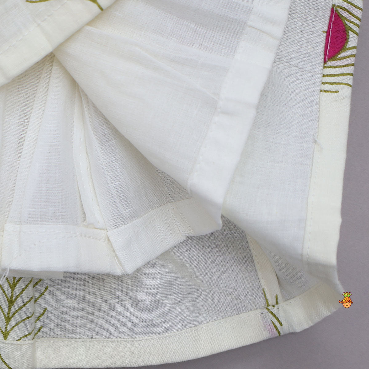 Pre Order: Mor Pankh Printed Top And Tiered Sharara