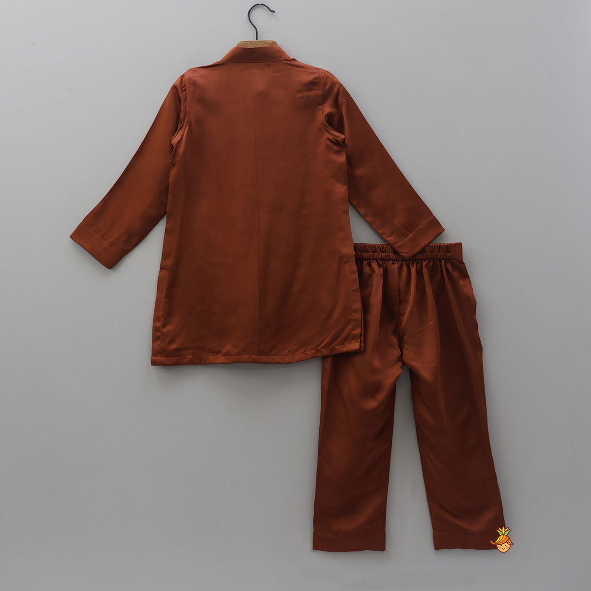 Pre Order: Potli Buttons Detail Kurta And Pyjama