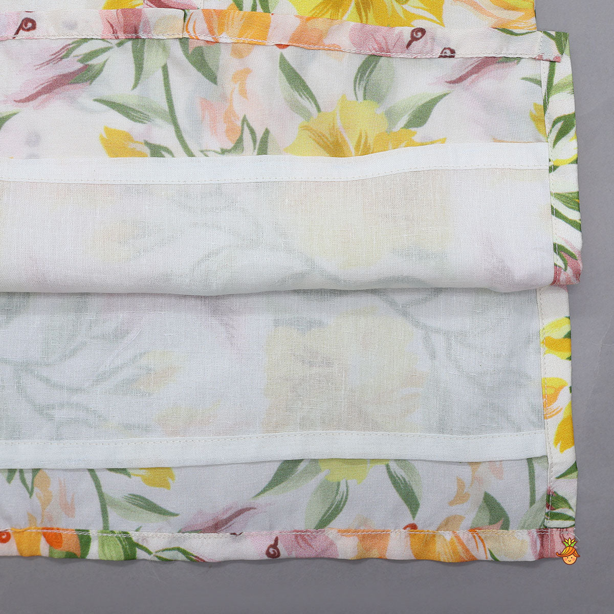 Pre Order: Floral Blossom Kurta With Jacket And Pyjama