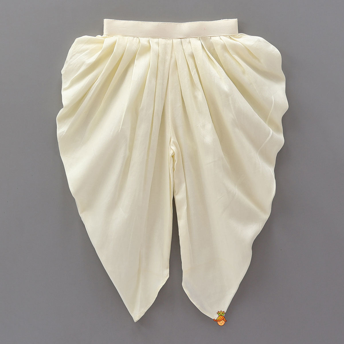 Pre Order: Krishna Motif Embroidered Kurta And Dhoti