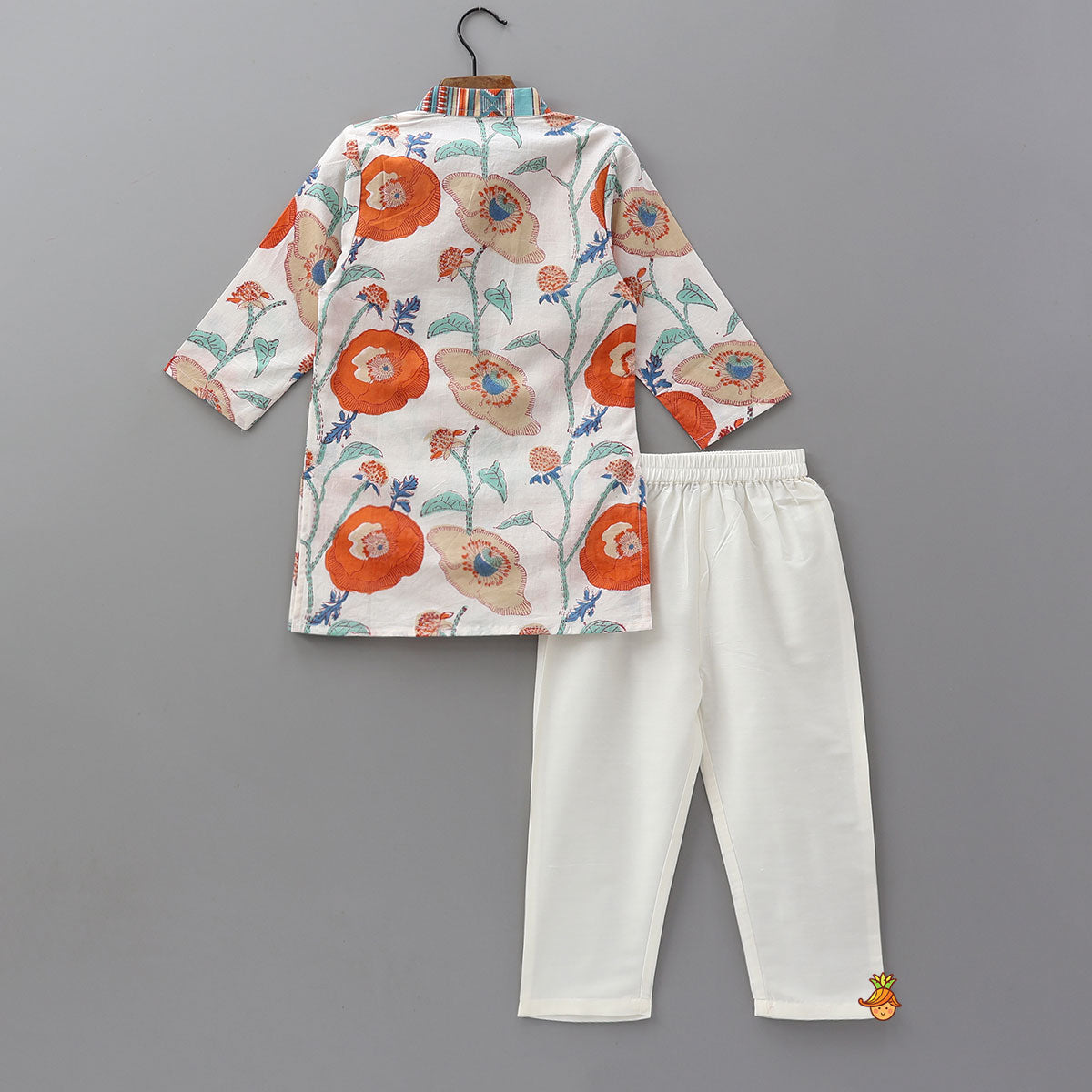 Classic Hand Block Printed Kurta And Pyjama