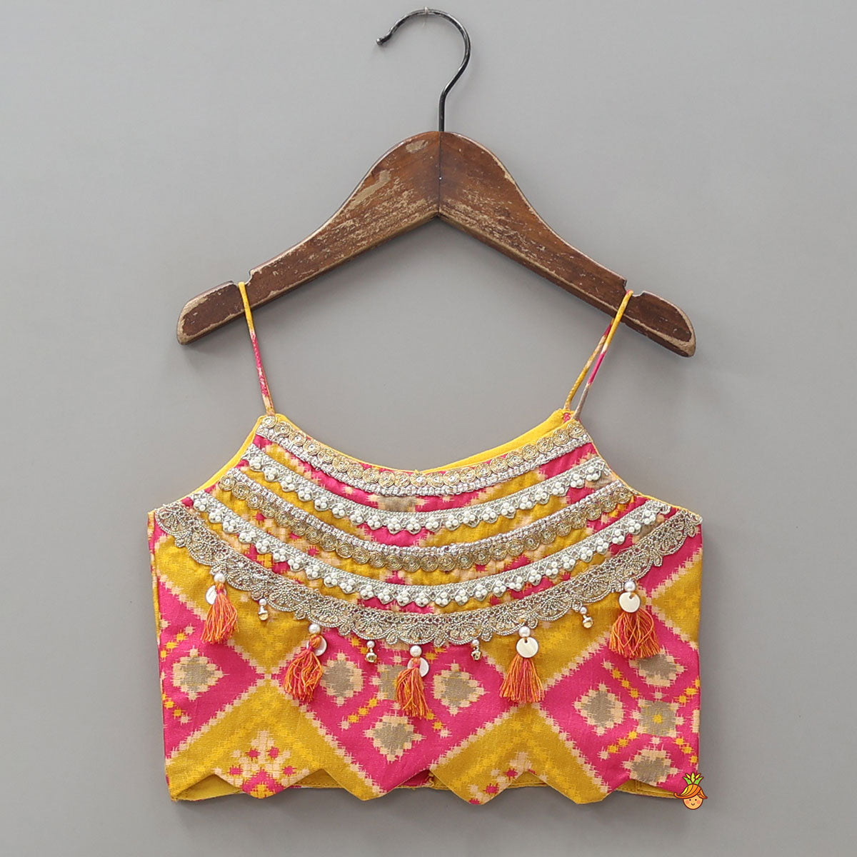 Pre Order: Strappy Silk Top And Draped Palazzo