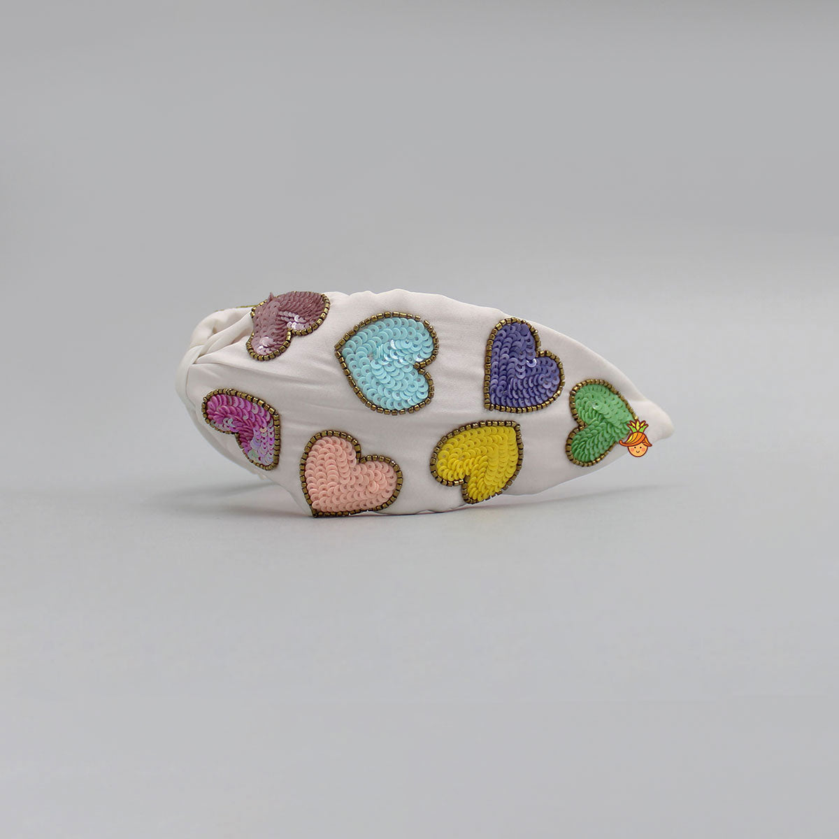 Multicolour Sequin Sweetheart Embroidered Hair Band