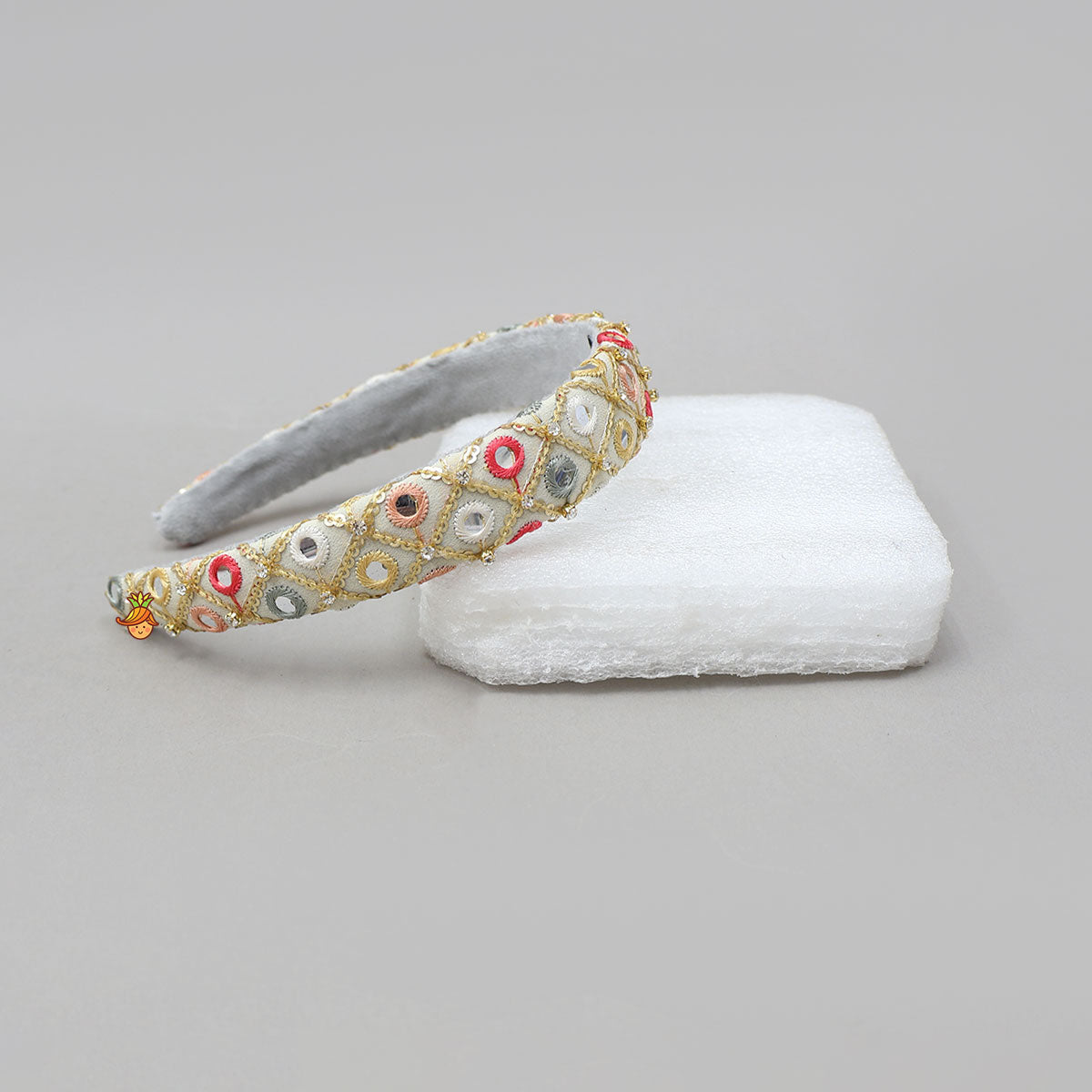 Faux Mirror Work Hair Band