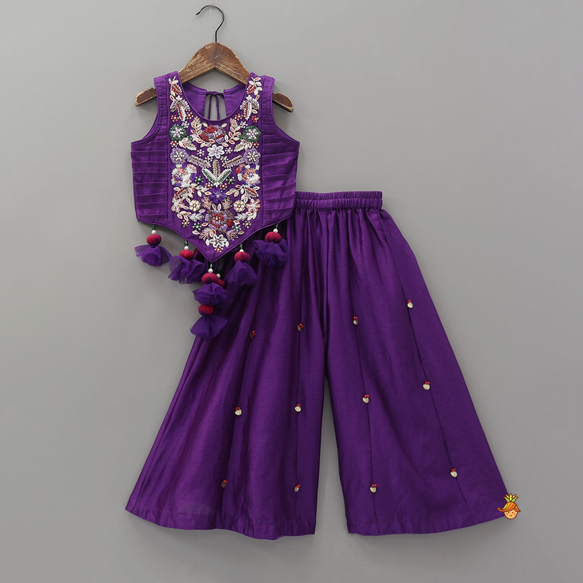 Pre Order: Glamorous Side Pin-Tuck Top And Flared Palazzo