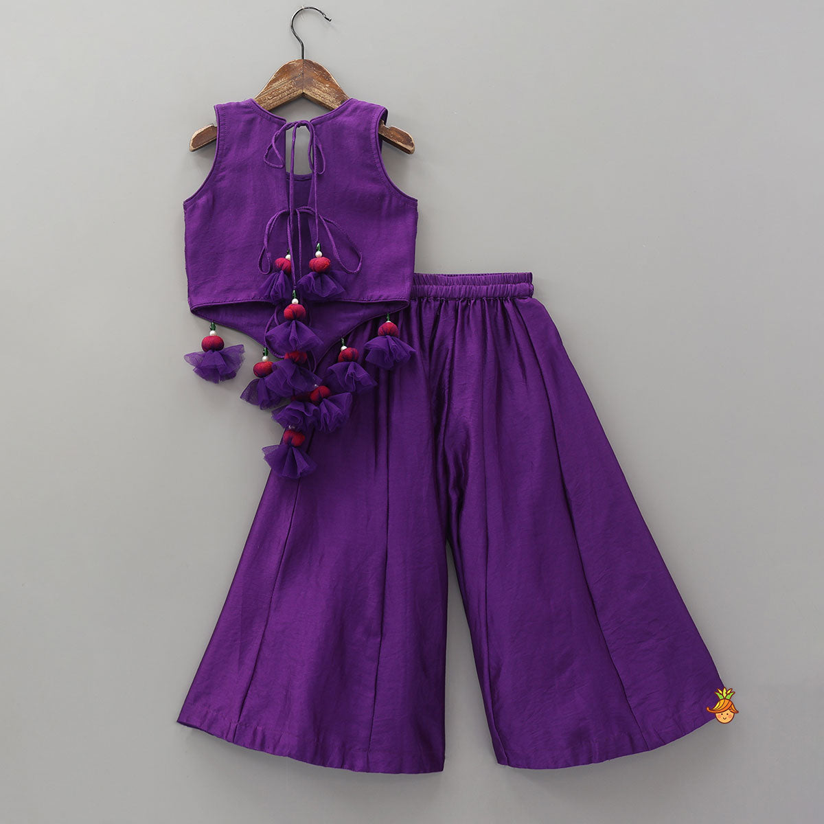 Pre Order: Glamorous Side Pin-Tuck Top And Flared Palazzo