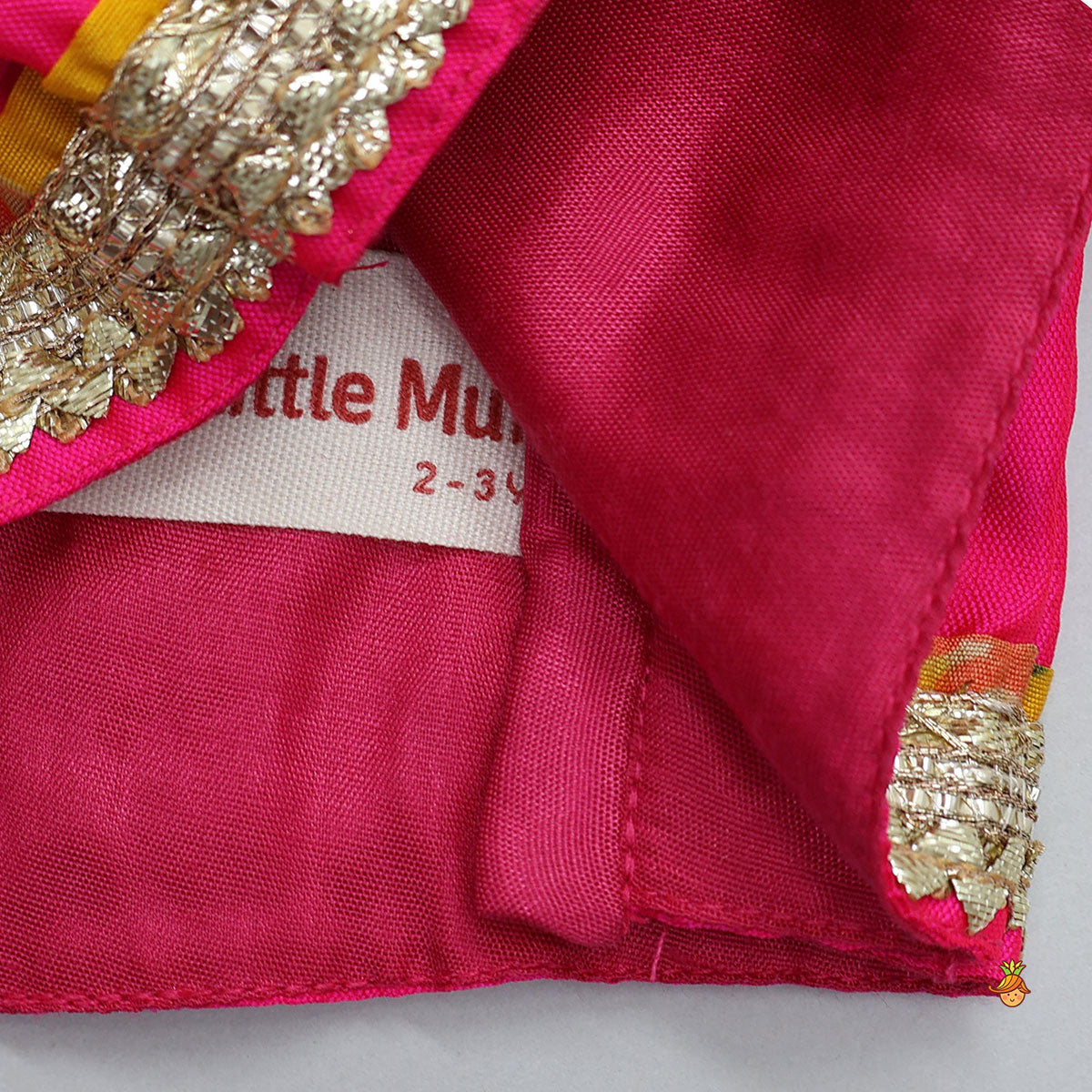 Lace Detailed Top With Paisley Printed Lehenga And Dupatta