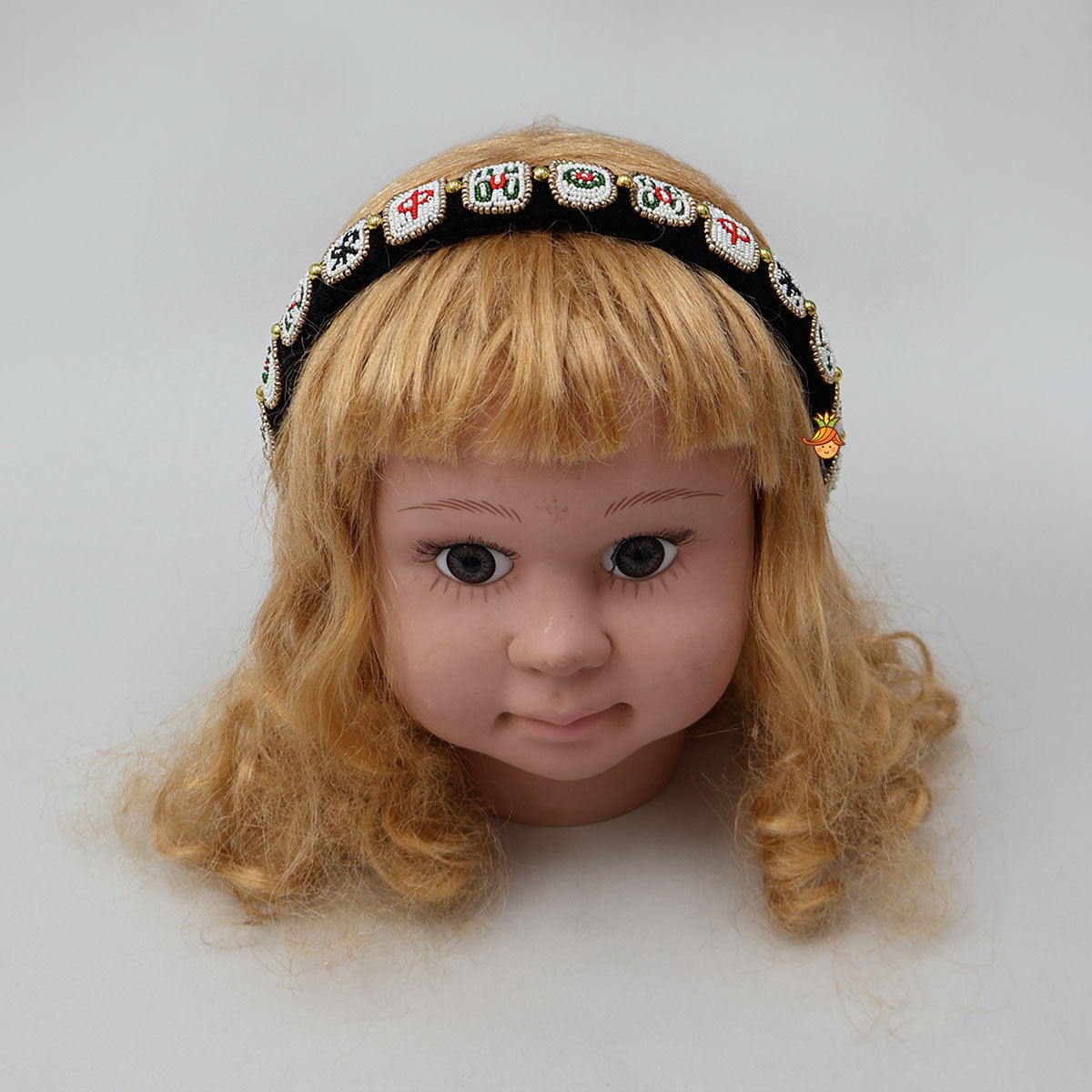 Velvet Hand Beaded Hair Band