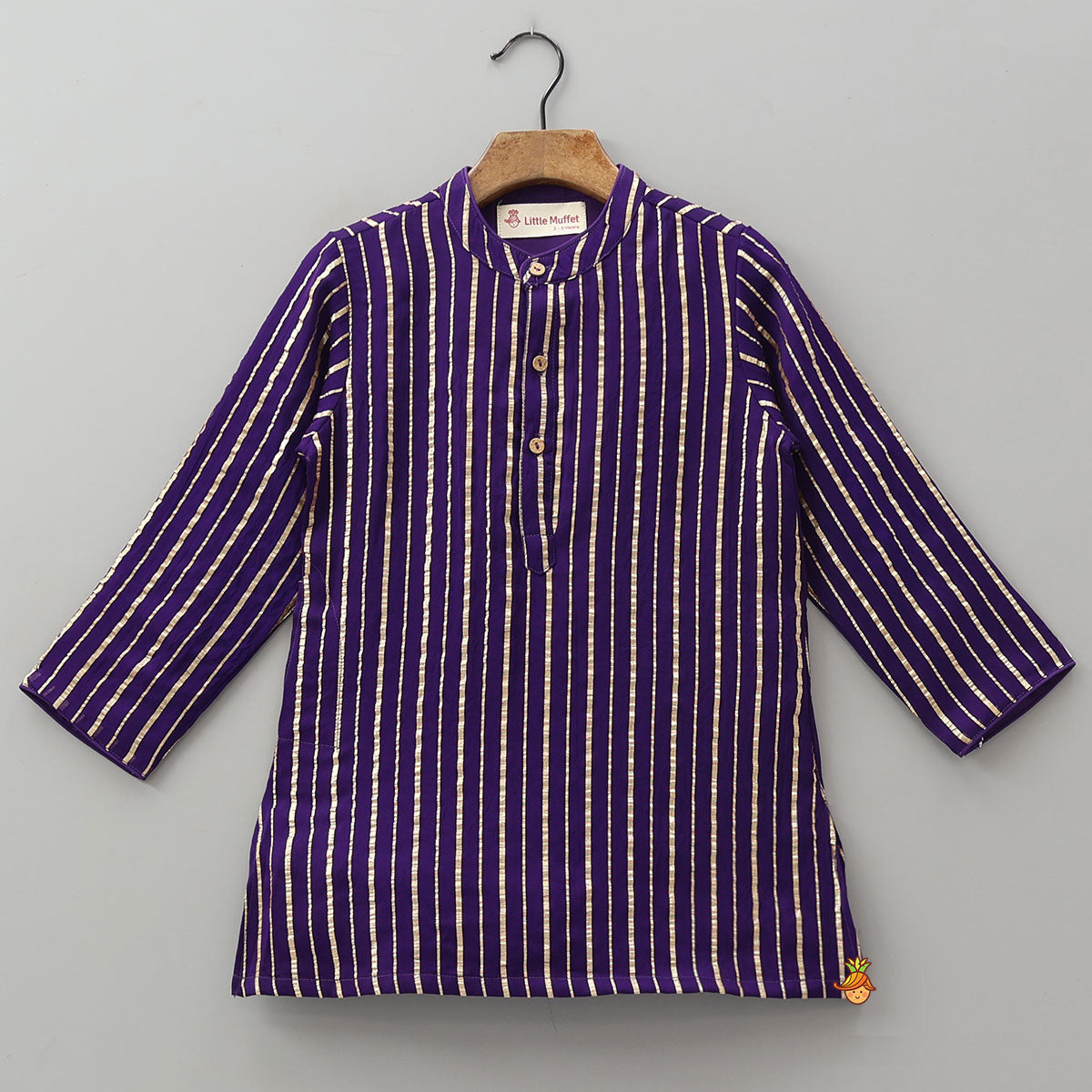 Radiant Striped Kurta And Pyjama