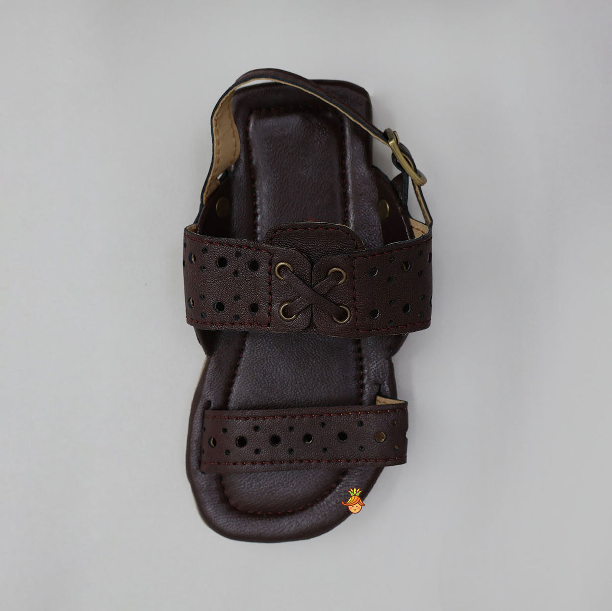 Double-Strap Buckled Ethnic Flats
