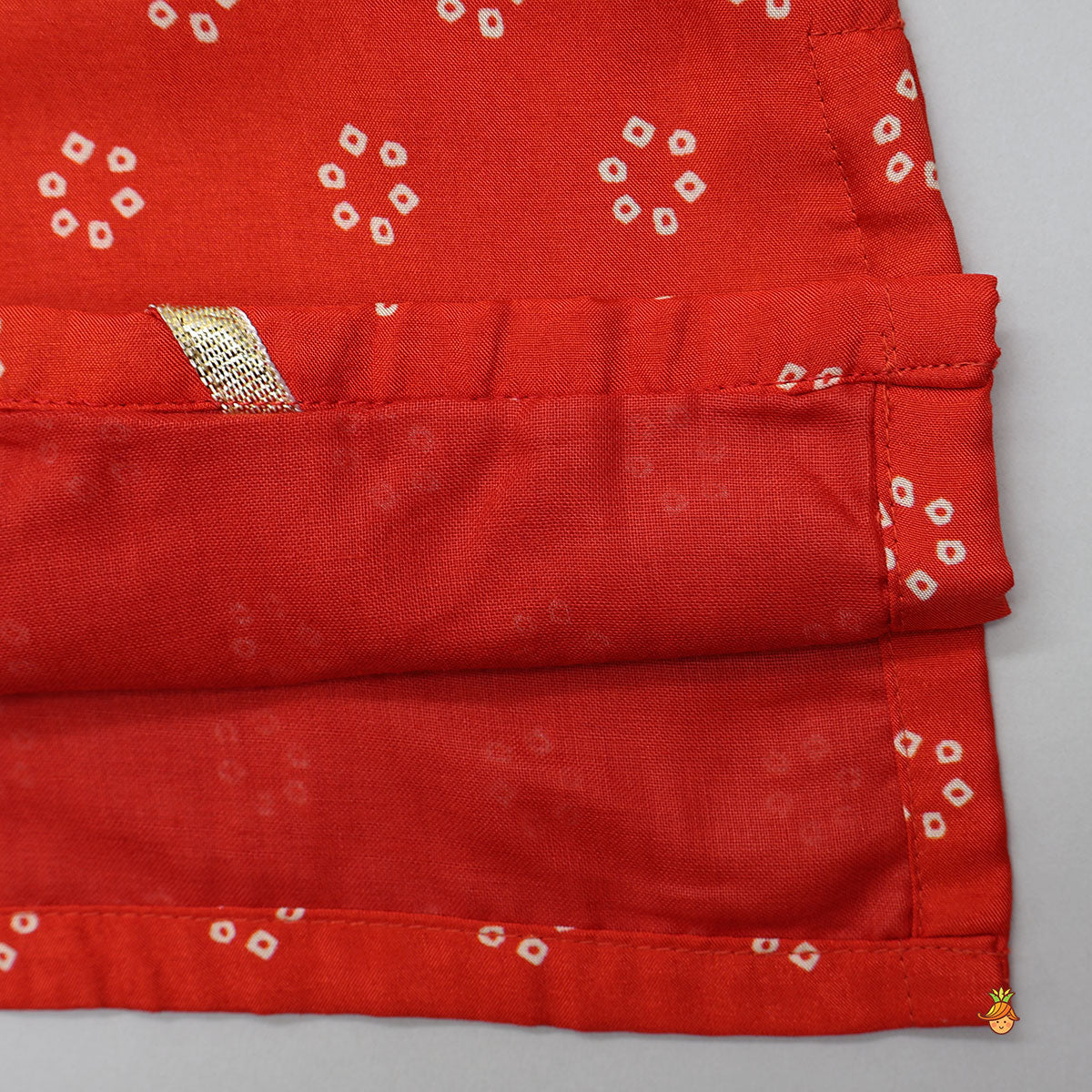 Pre Order: Festive Angrakha Style Kurta With Churidar