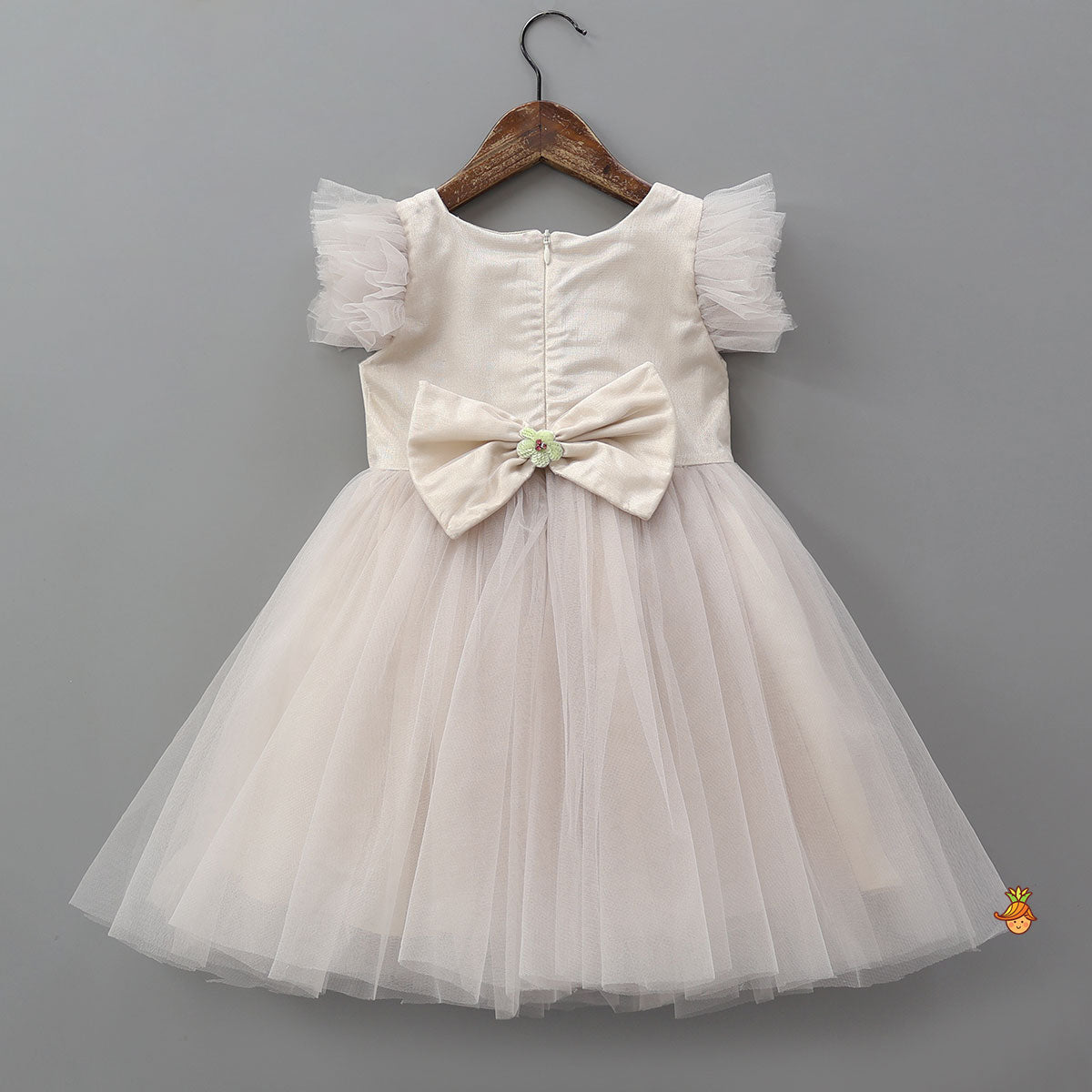 Pre Order: Whimsical Embroidery Tulle Party Dress With Matching Hat