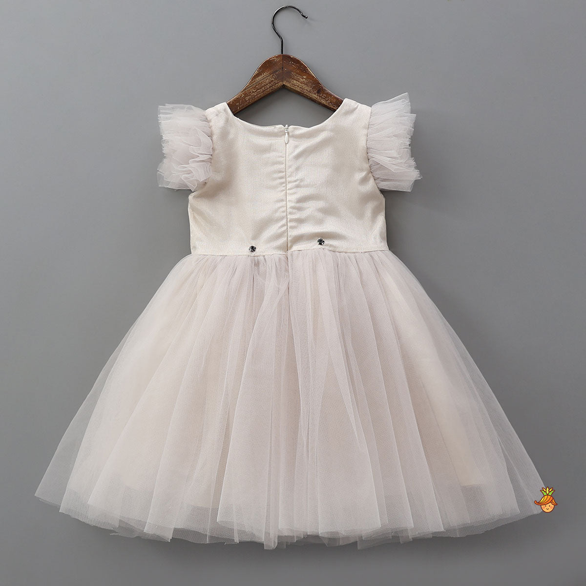 Pre Order: Whimsical Embroidery Tulle Party Dress With Matching Hat