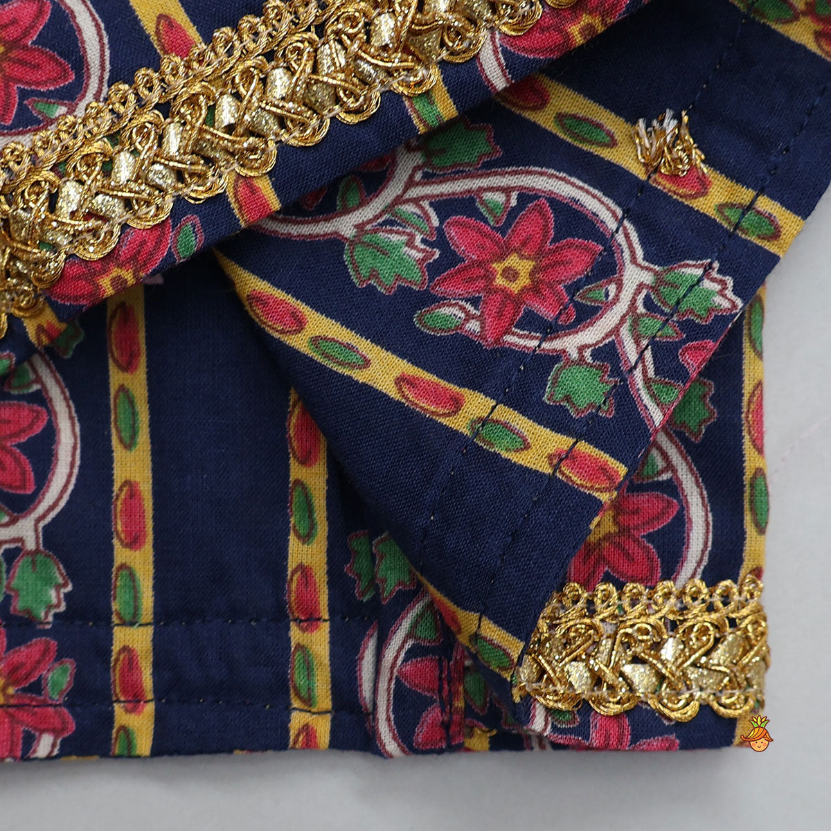 Strappy Crop Top And Matching Lehenga With Dupatta