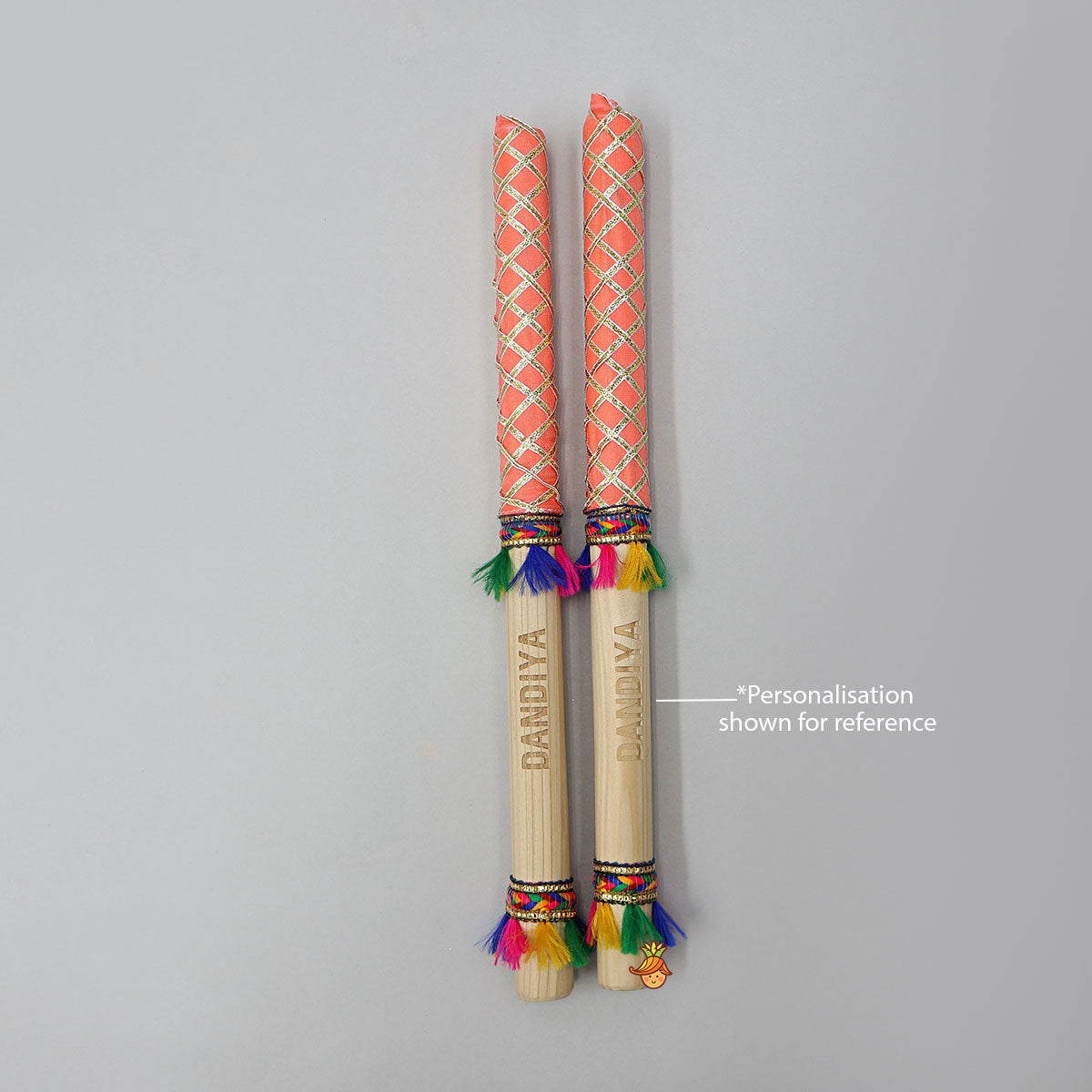 Pre Order: Traditional Festive Name Personalizable Dandiya Sticks