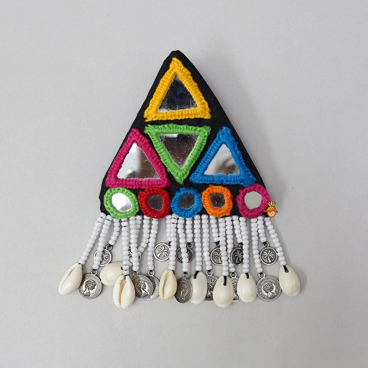 Colourful Mirror Work Hair Clip