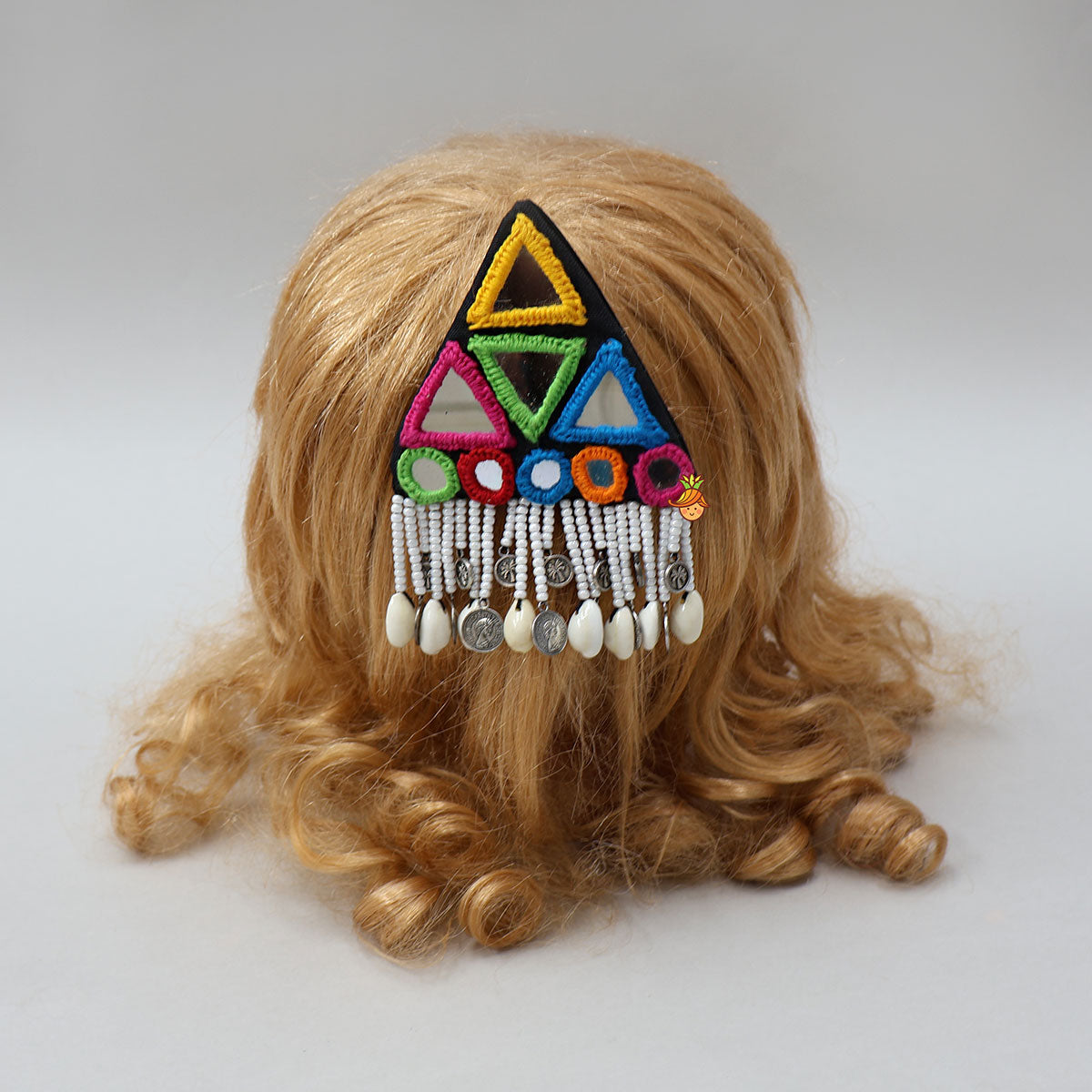 Colourful Mirror Work Hair Clip