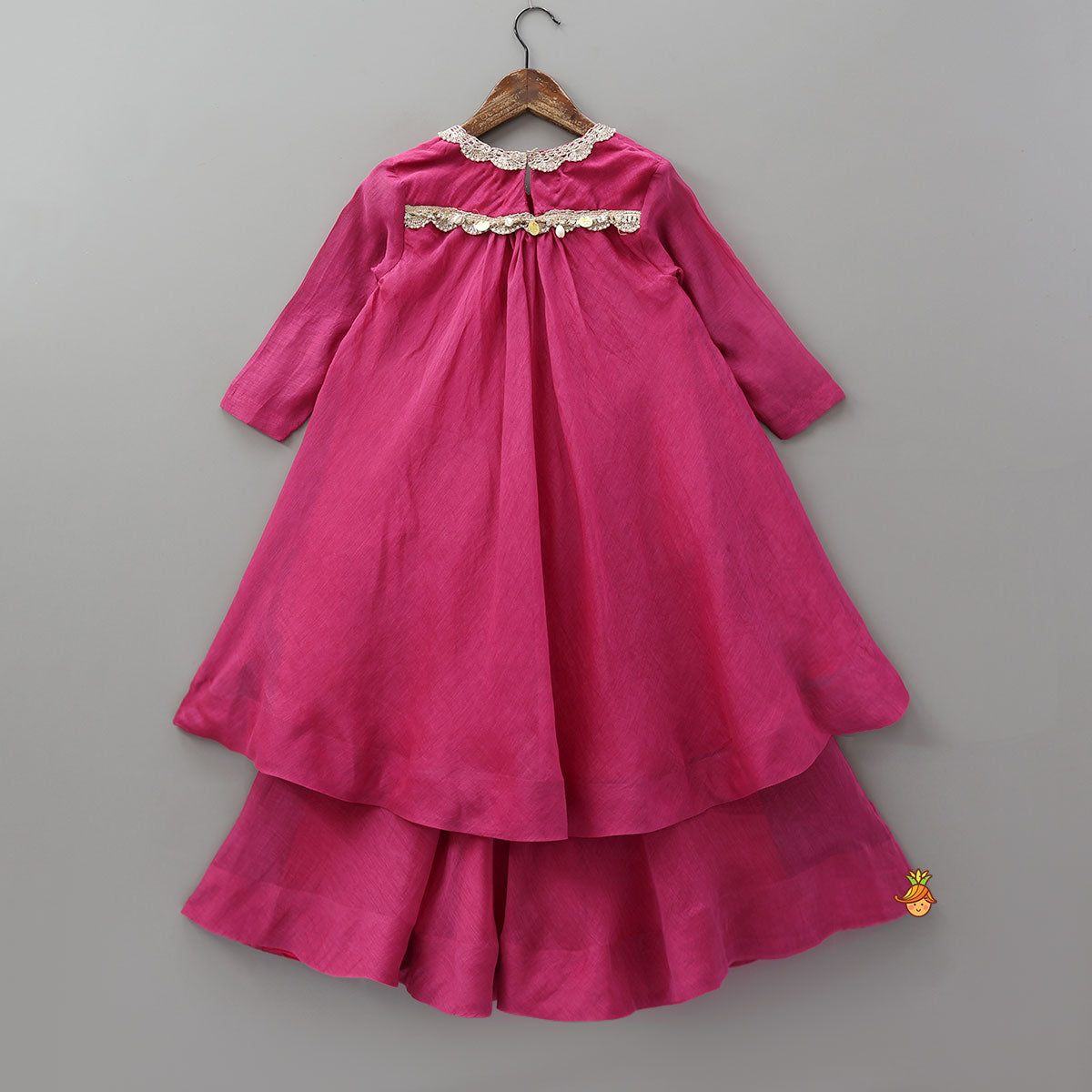 Pre Order: High Low Stylish Kurti And Lehenga