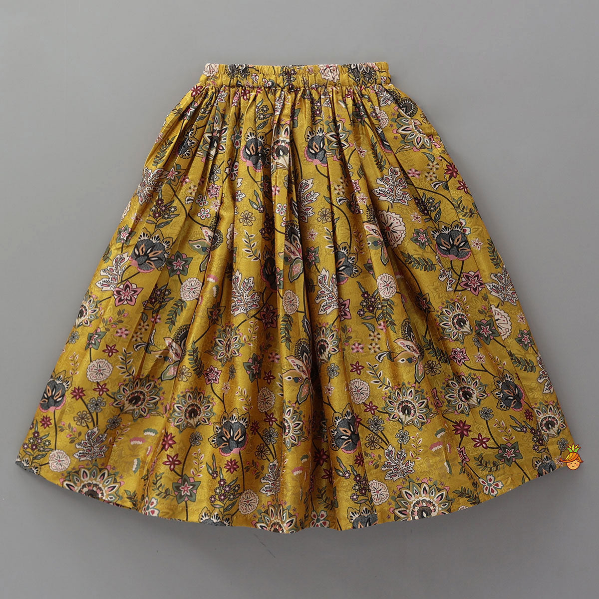 Pre Order: Stunning Ghungroo Detailed Top And Floral Printed Lehenga