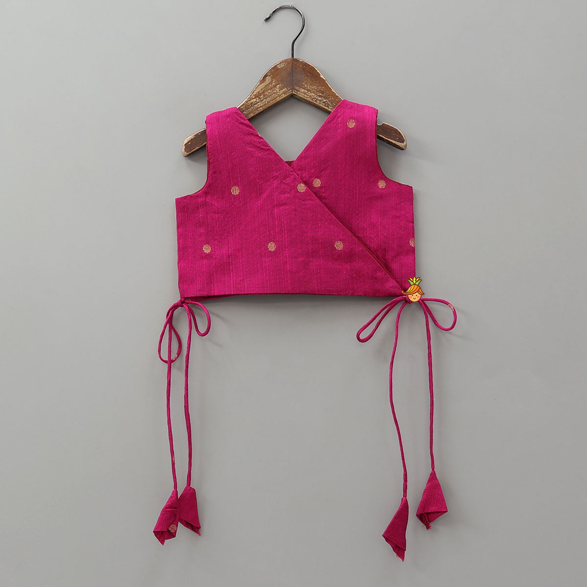 Pre Order: Graceful Booti Motifs Top With Pleated Lehenga