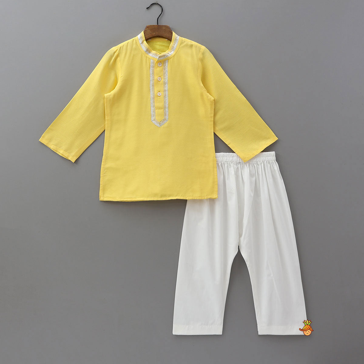 Pre Order: Timeless Front Placket Kurta And Pyjama