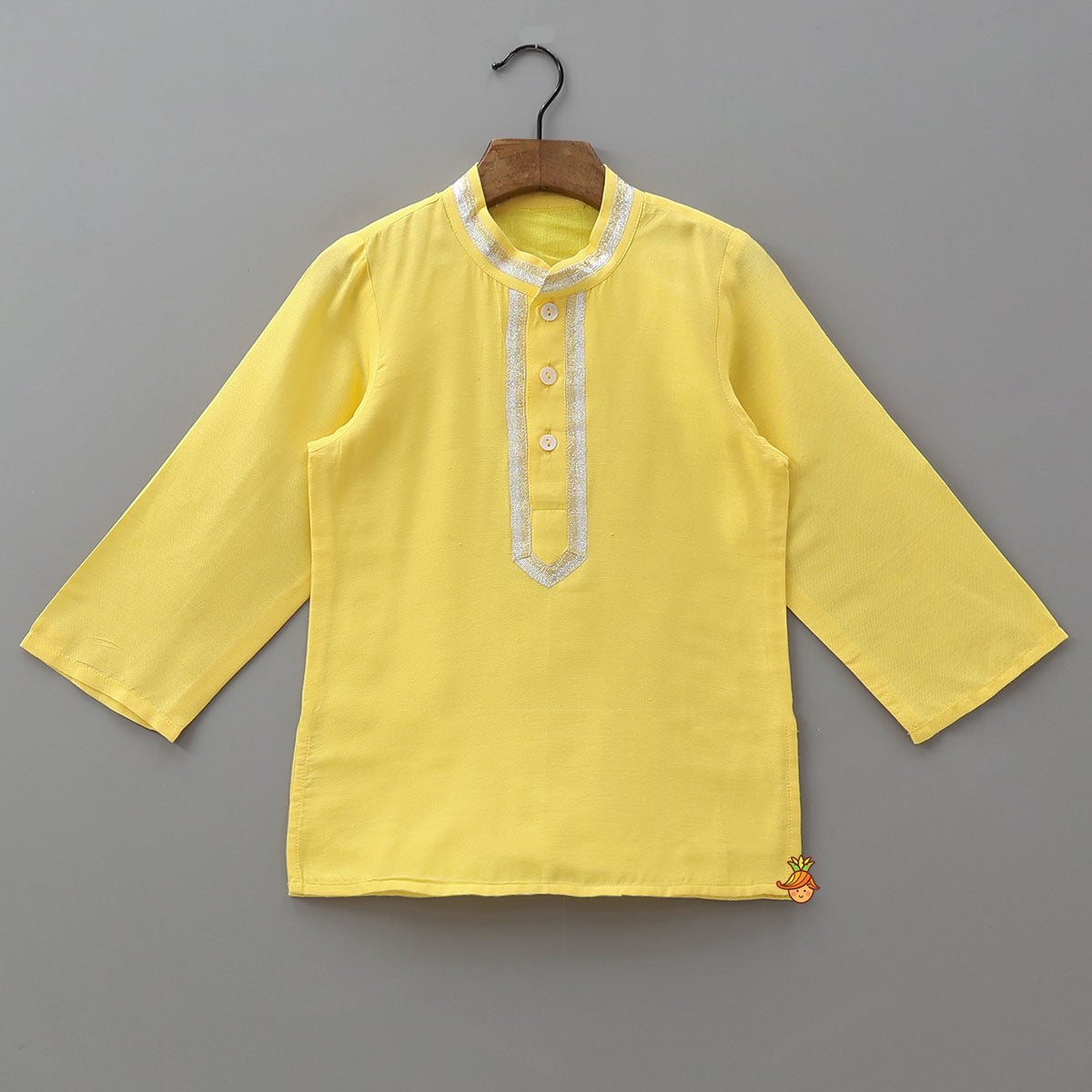 Pre Order: Timeless Front Placket Kurta And Pyjama