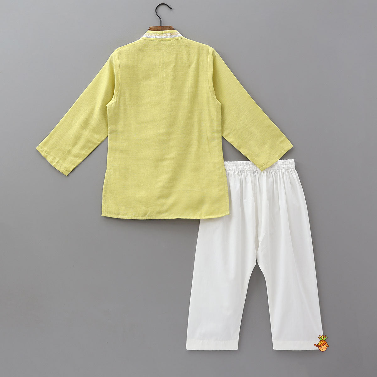 Pre Order: Traditional Front Placket Kurta And Pyjama