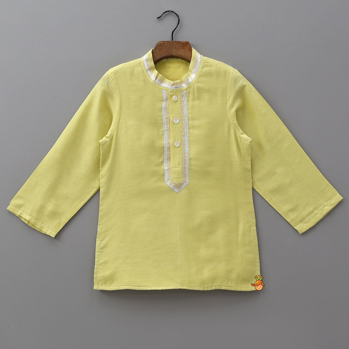 Pre Order: Traditional Front Placket Kurta And Pyjama