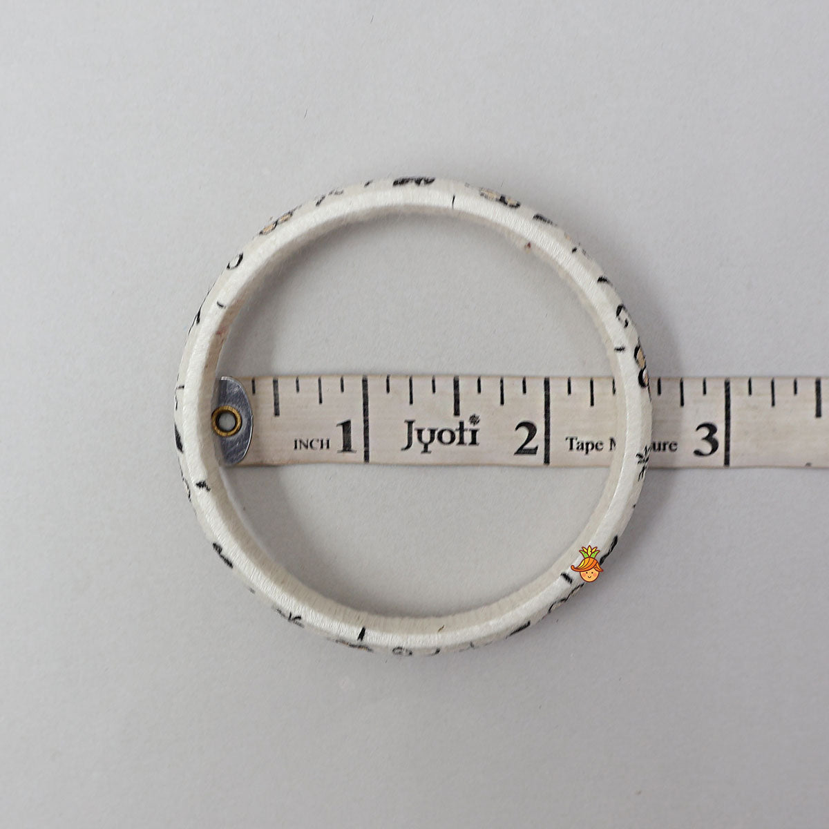 Hand Painted And Handcrafted Floral Thread Bangles