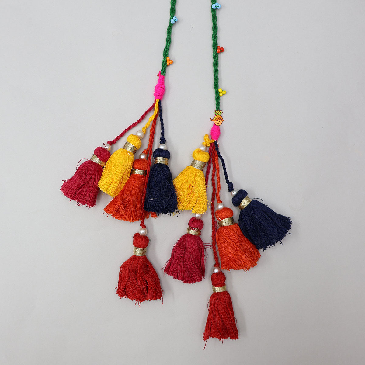 Stunning Beaded Fringe Tassel Hair Tie Parandi