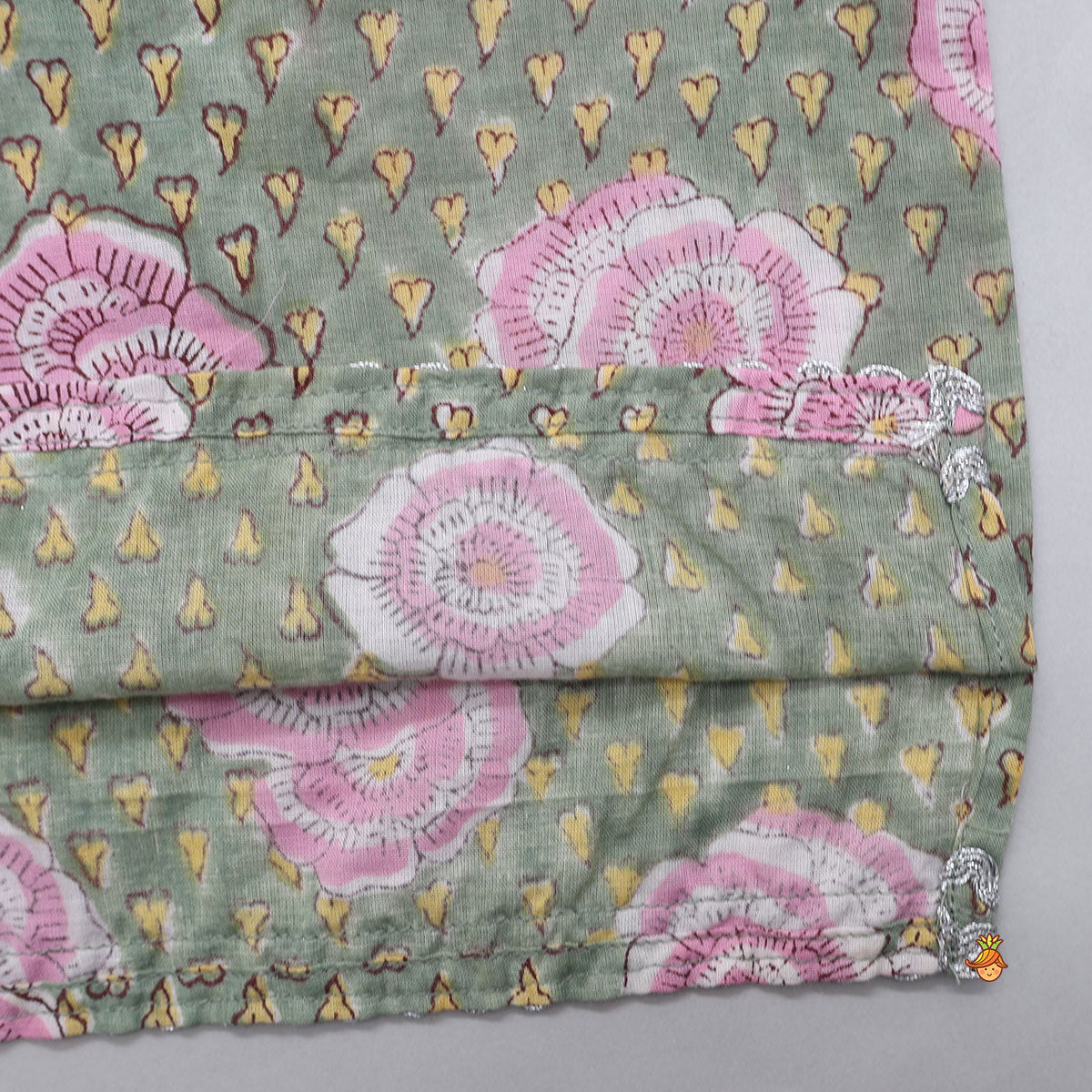 Pre Order: Hand Block Printed Kurti And Salwar With Matching Dupatta