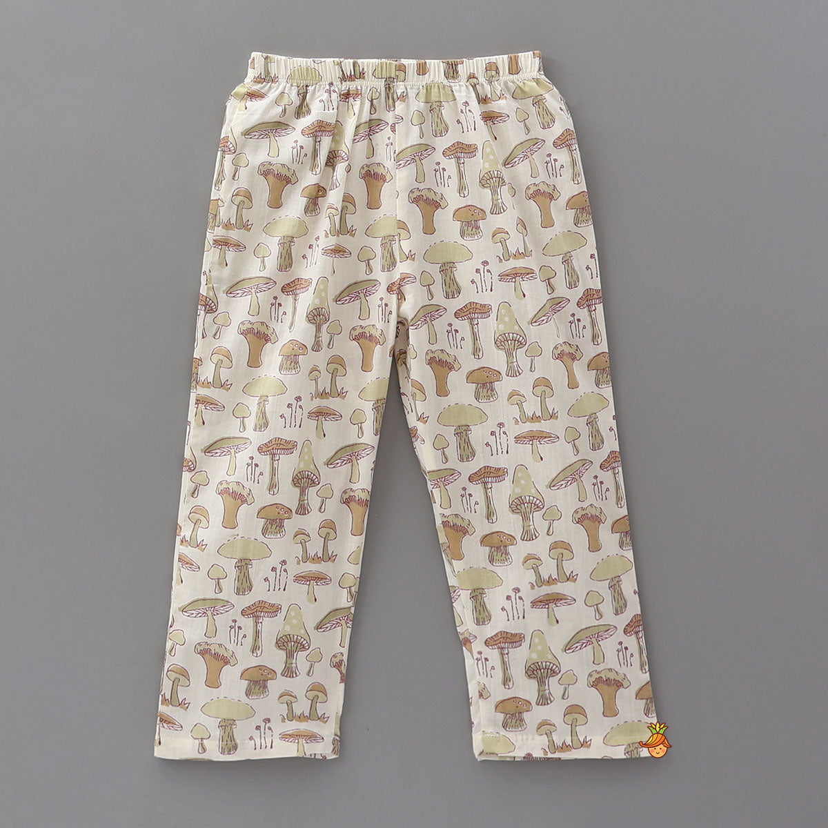 Pre Order: Mushroom Motif All Over Printed Sleepwear