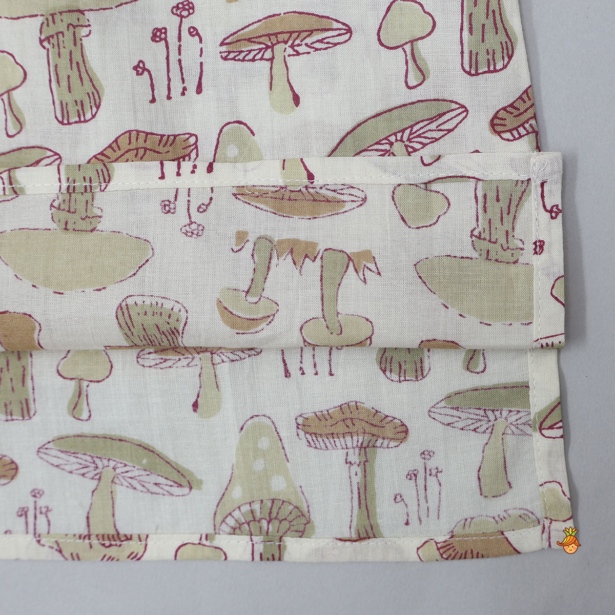 Pre Order: Mushroom Motif All Over Printed Sleepwear