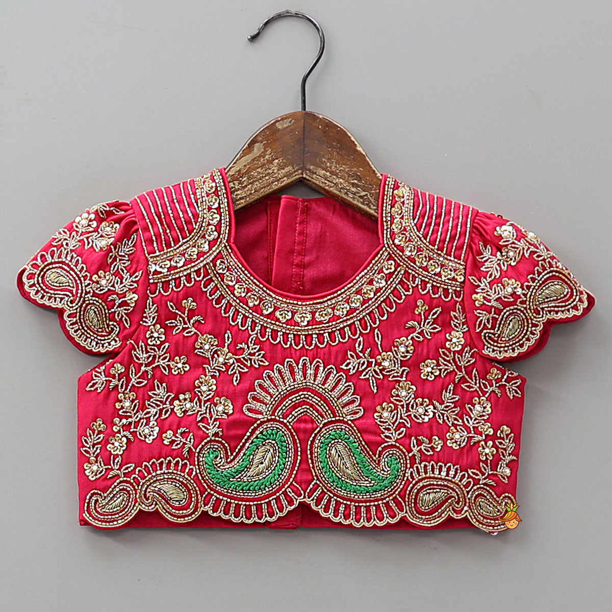 Pre Order: Glamorous Heavy Embroidered Crop Top And Lehenga With Dupatta
